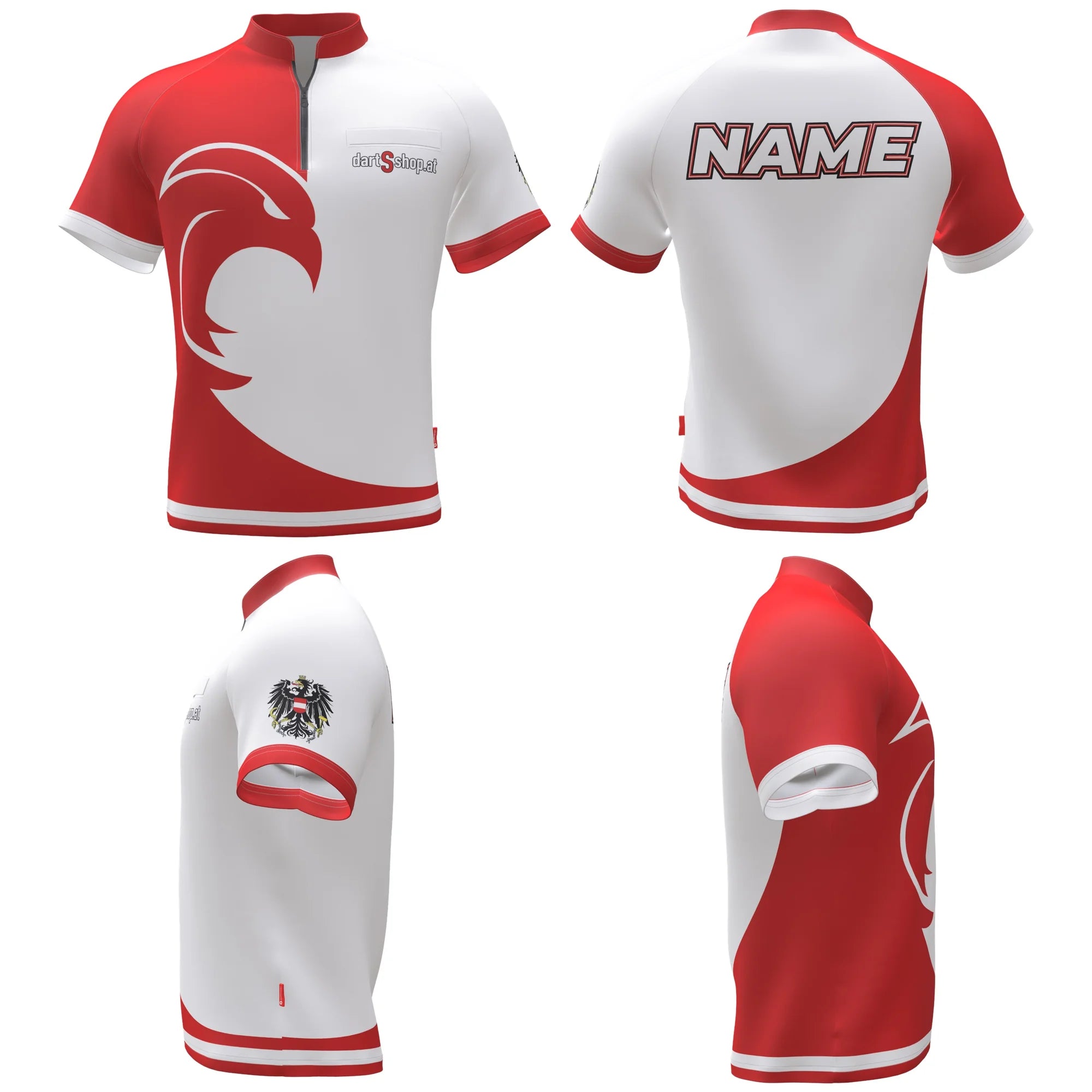 Austria Dart Shirt personalisierbar