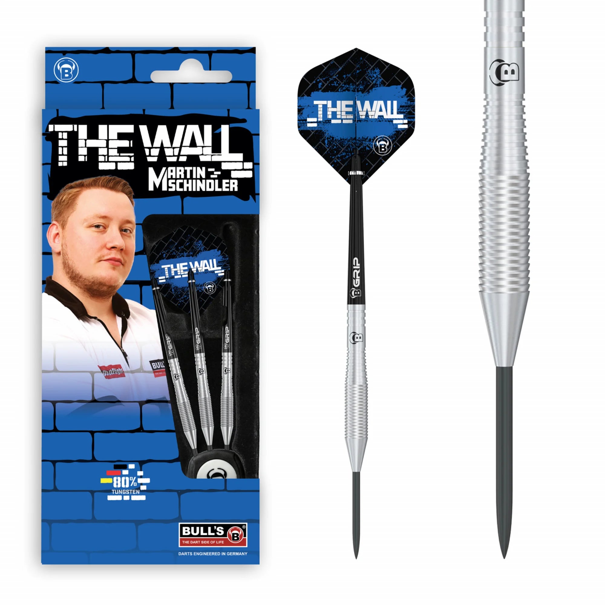 Bulls Martin Schindler TW80 Steel Darts 23g