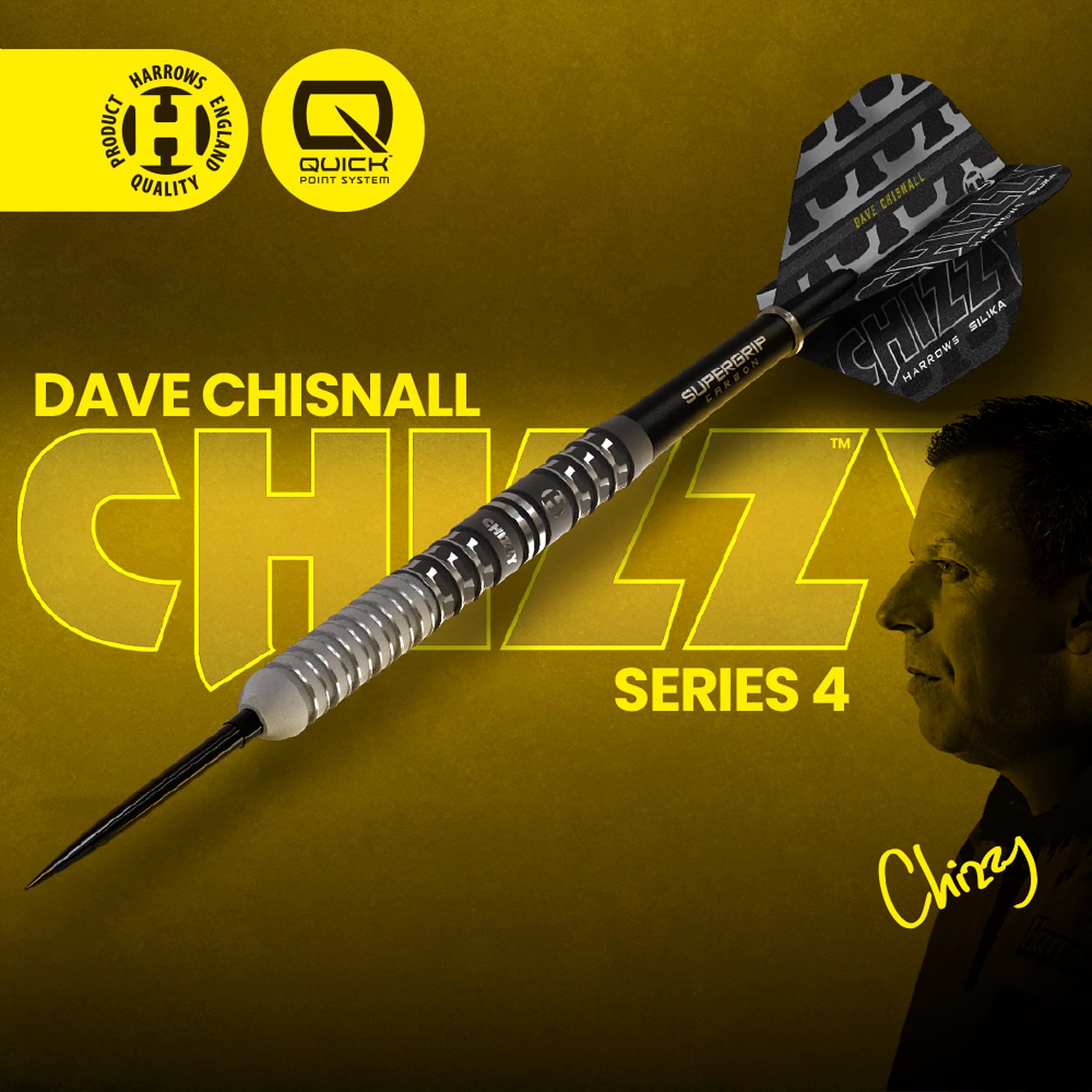 Harrows Dave Chisnall V4 Steeldarts QP 23g