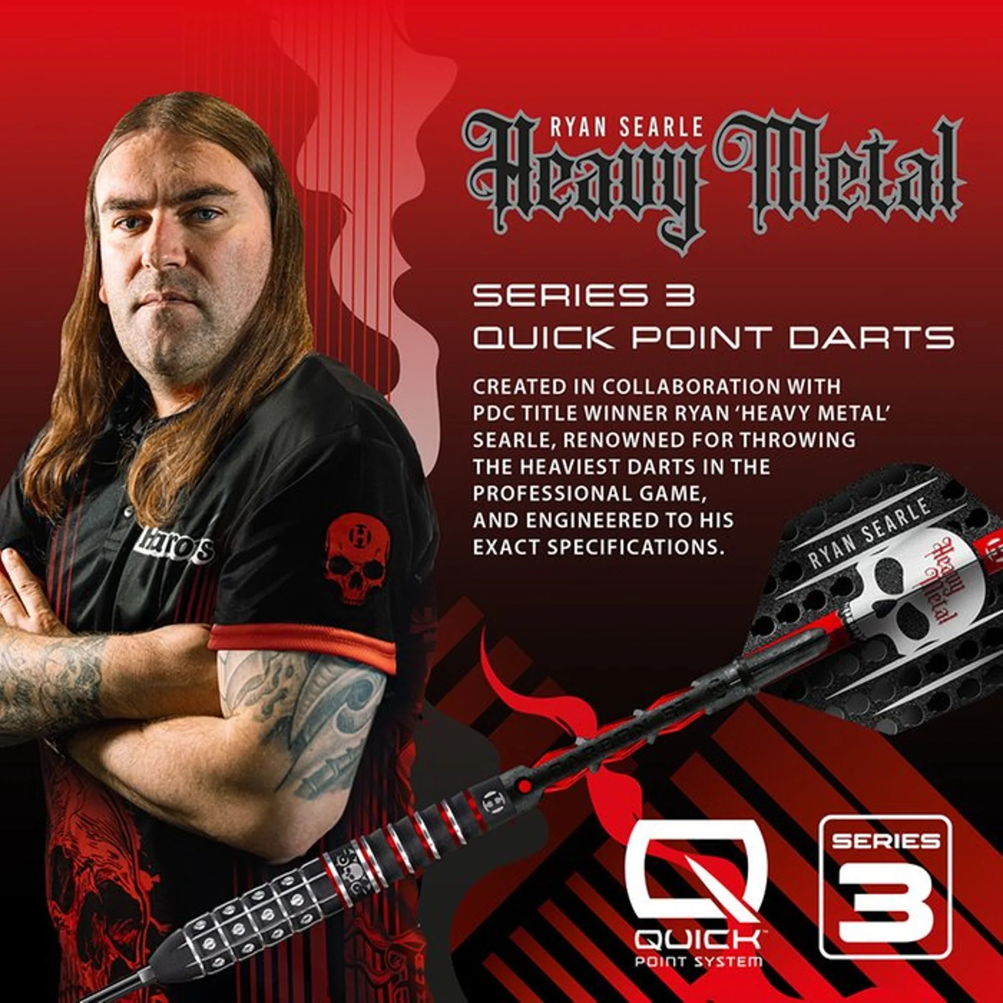 Harrows Ryan Searl V3 Steeldarts QP 23g
