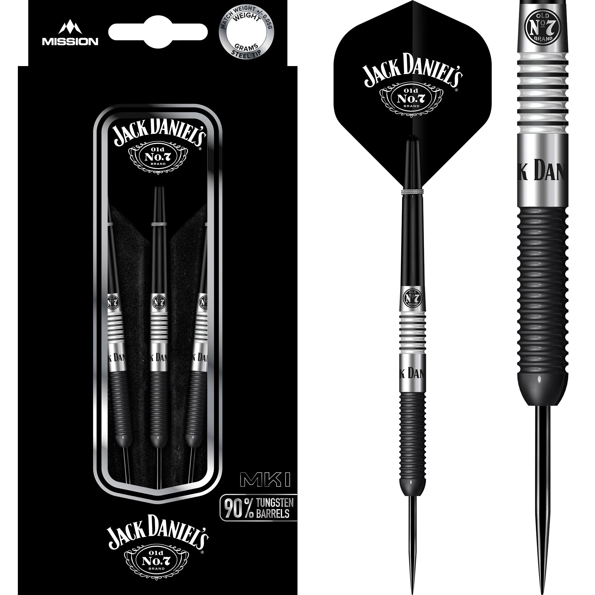 Jack Daniel's MK1 Steeldarts 23g