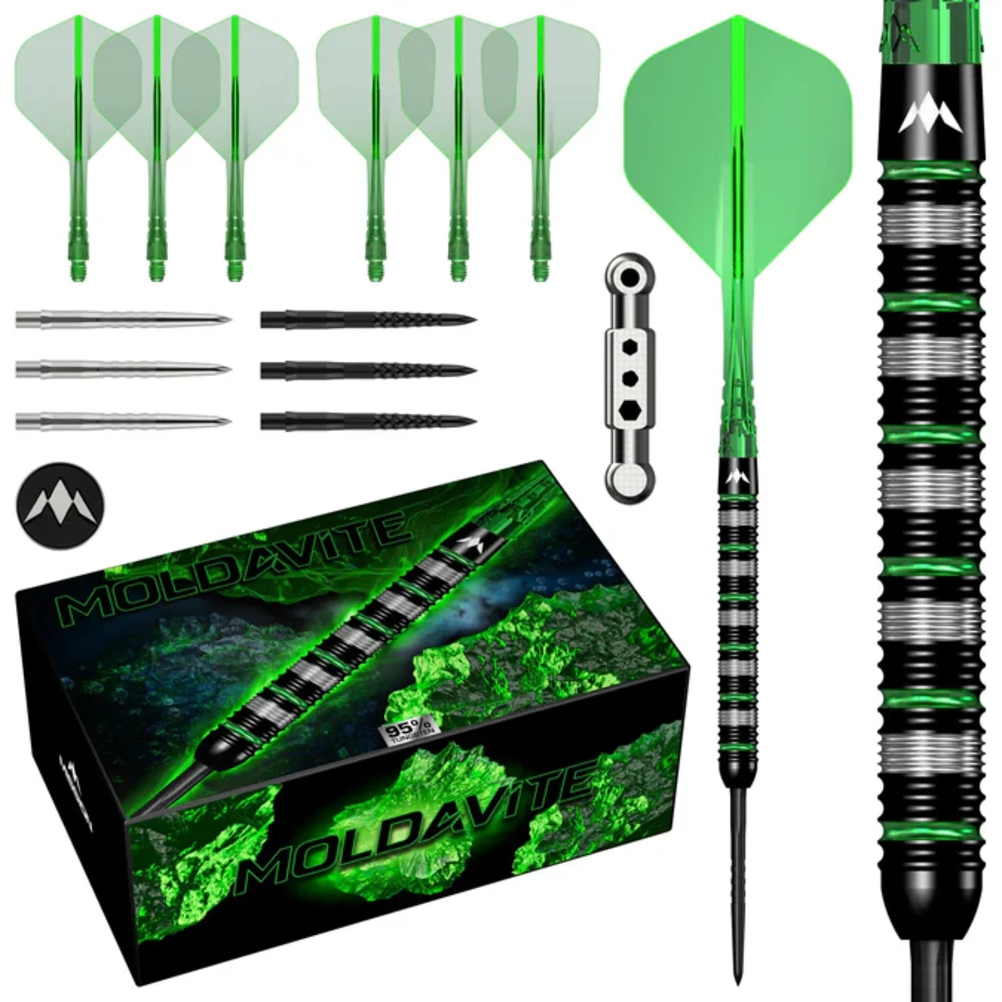 Mission Moldavite Steeldart mit EVO Points 23g