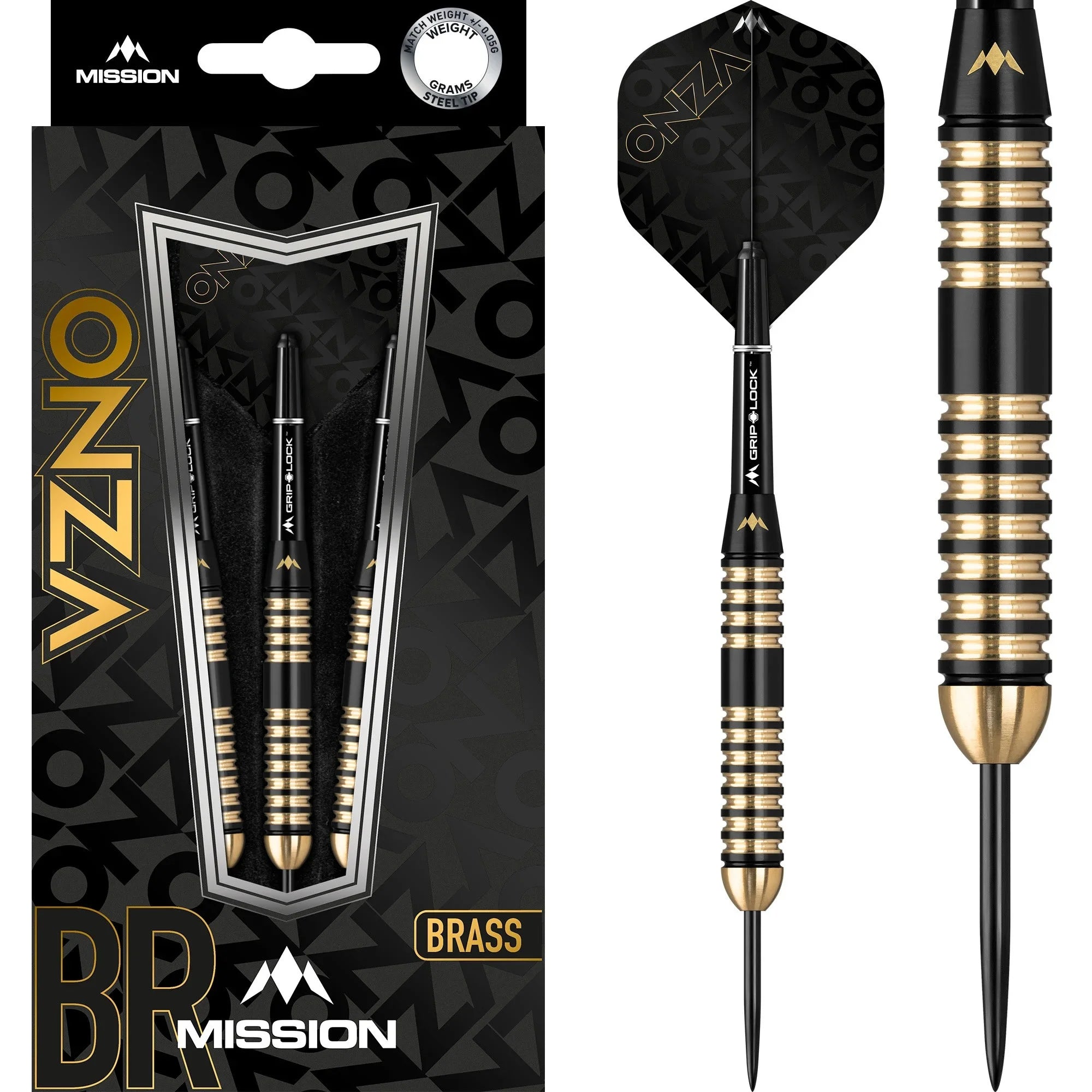 Mission Onza M4 Steeldarts Brass 24g