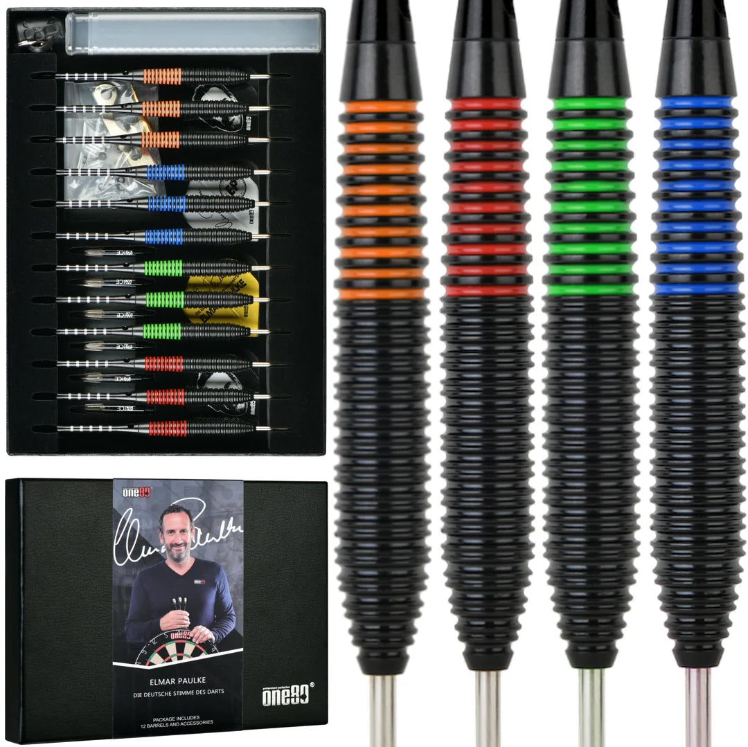 One80 Elmar Paulke Steeldarts Set Brass 18g