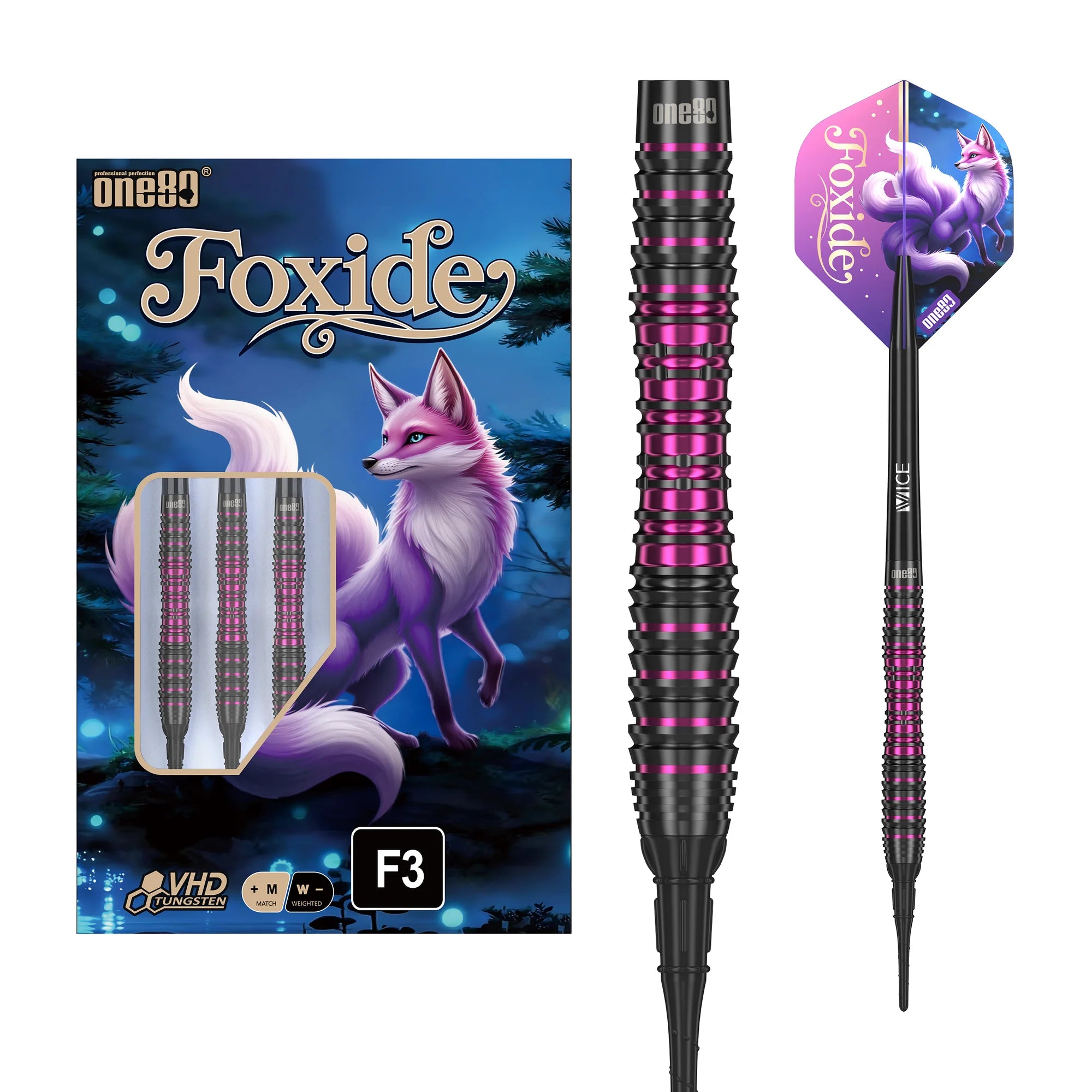 One80 FOXIDE F3 Softdart 22g/90%