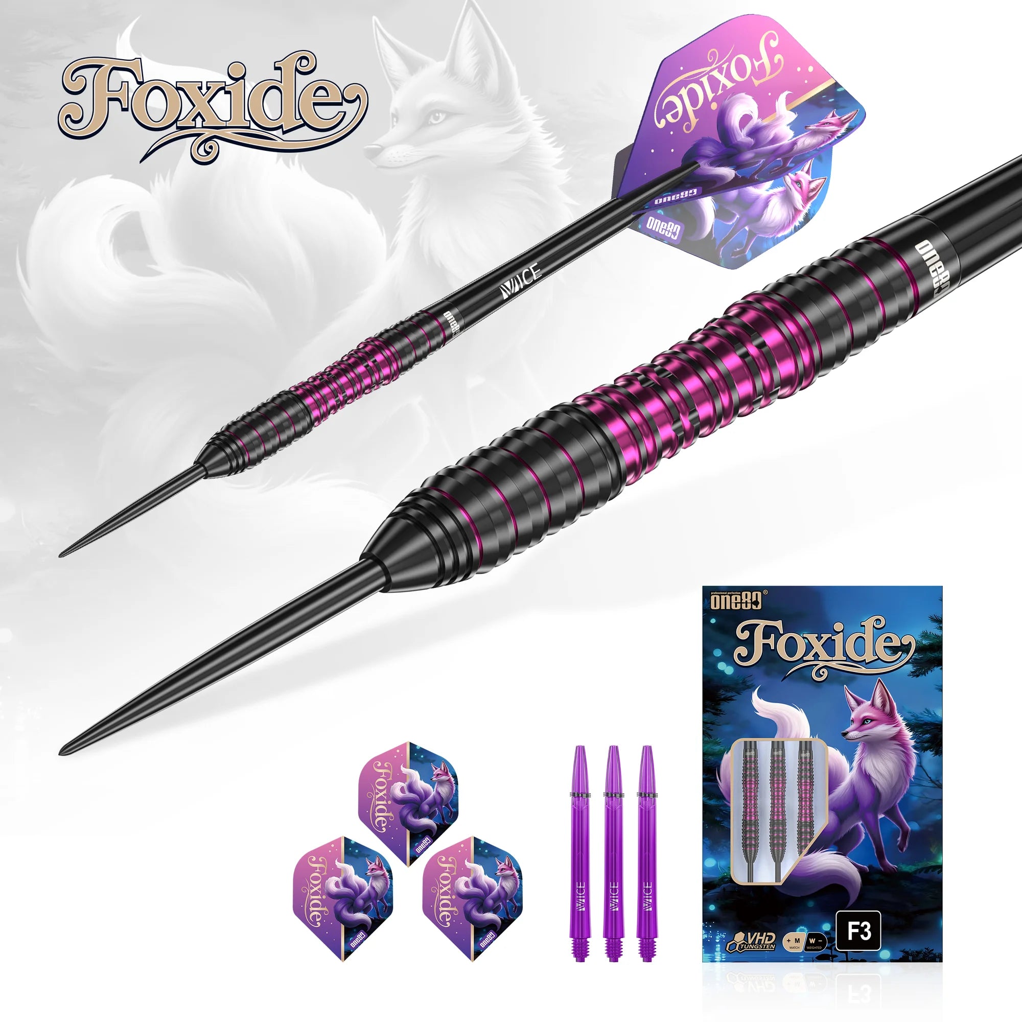 One80 Foxide F3 Steeldarts 22-24g
