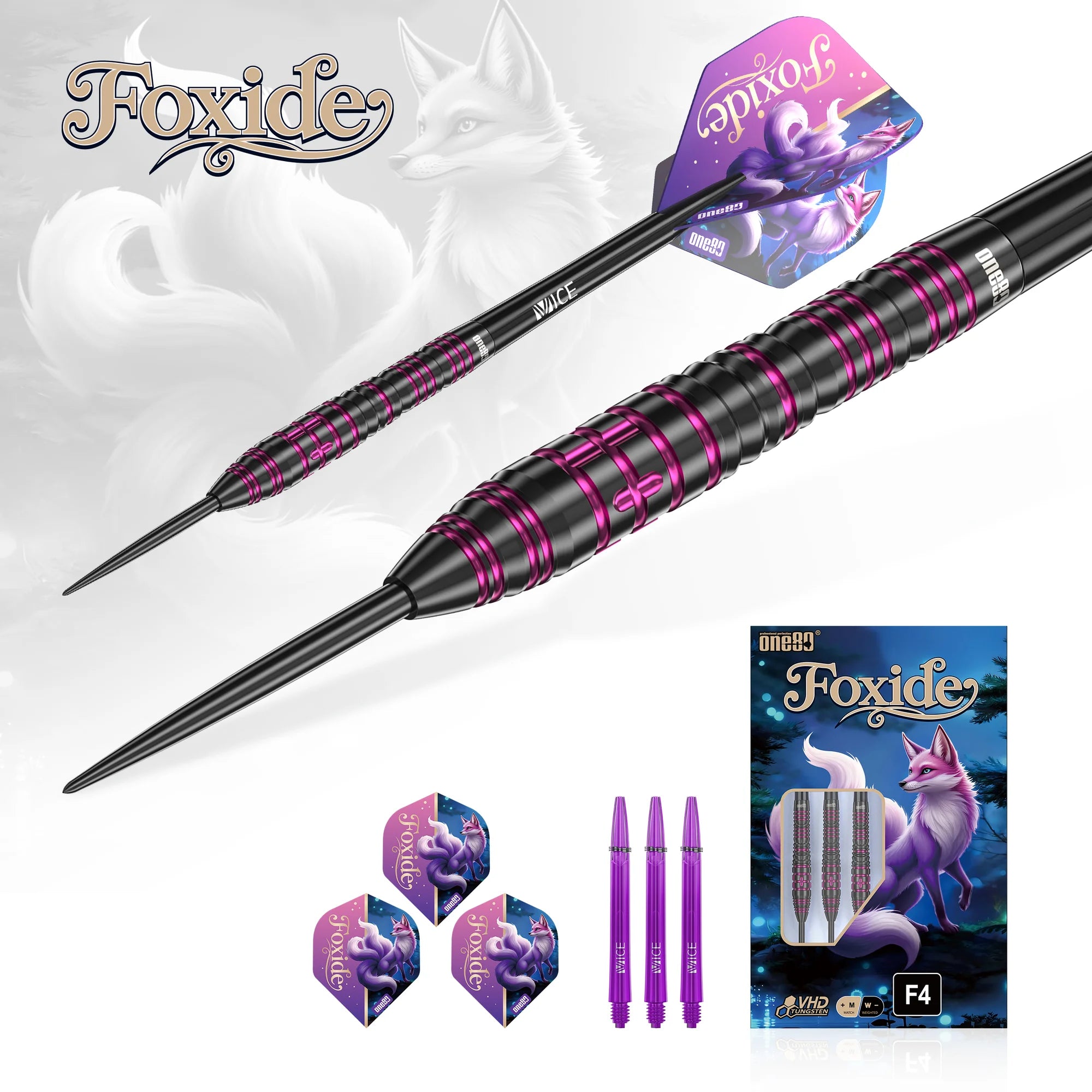 One80 Foxide F4 Steeldarts 22-24g