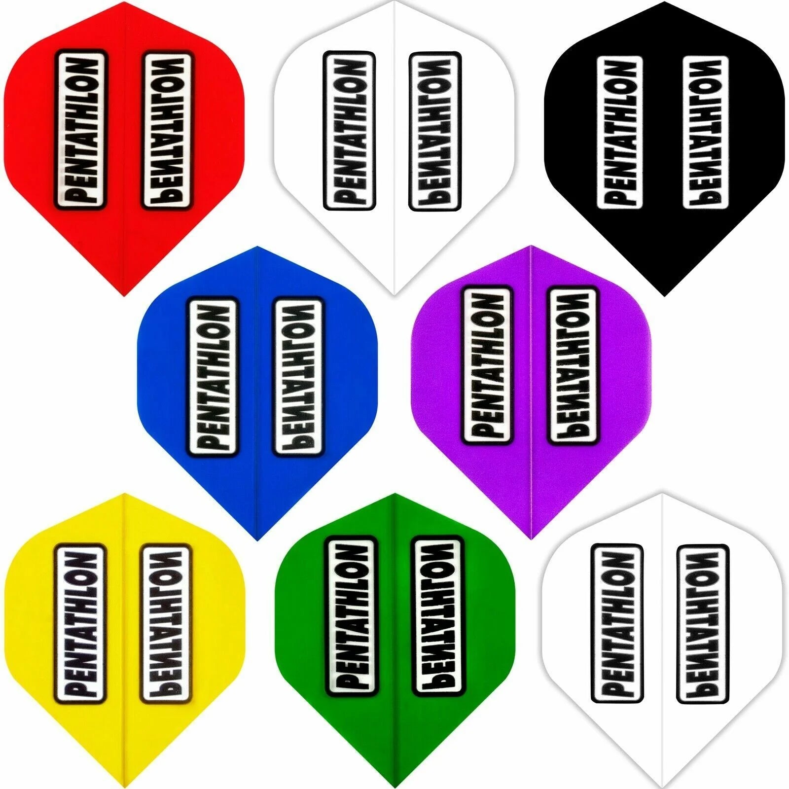 Pentathlon Colours Dart Flight Clear Window