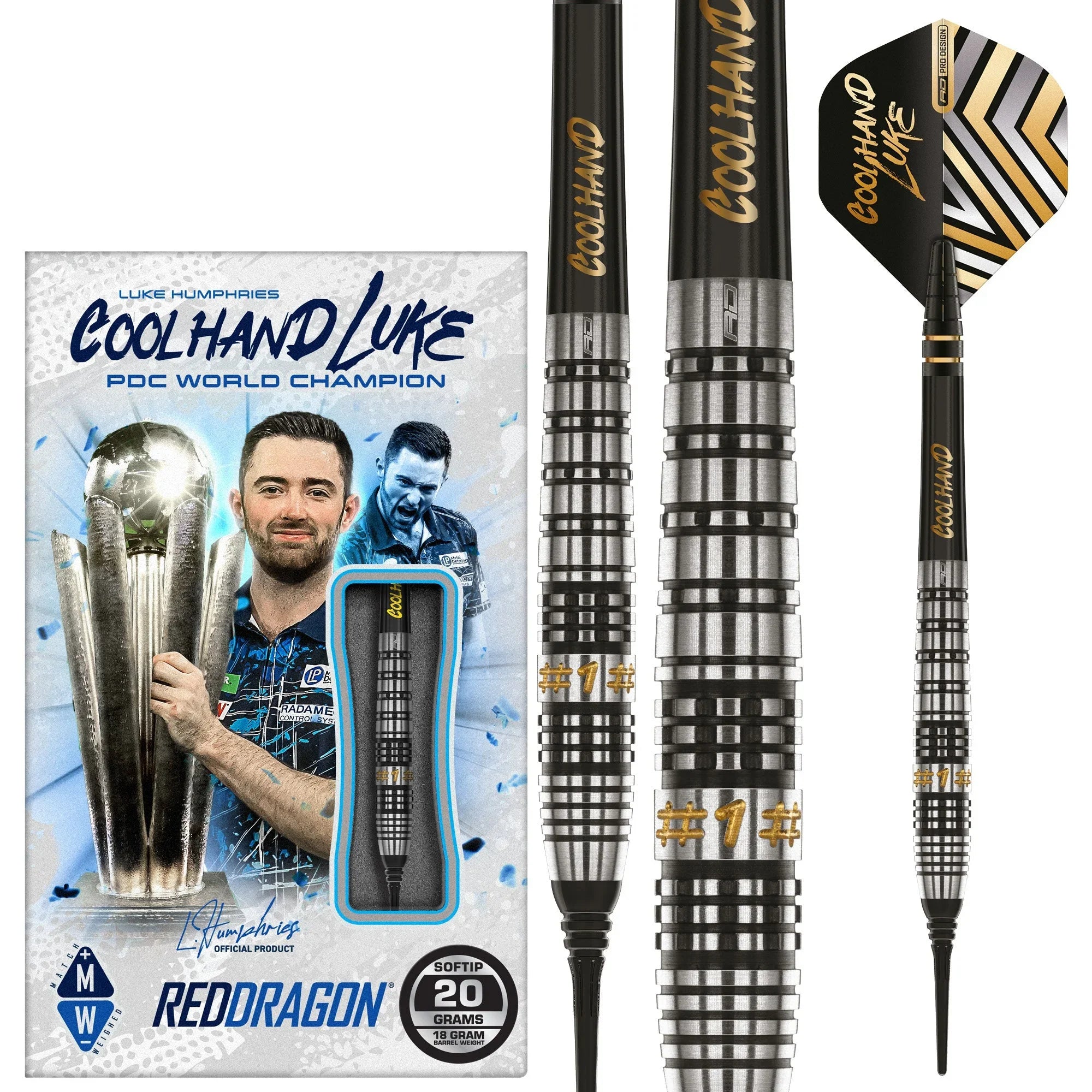 Red Dragon Luke Humphries PRESTIGE Softdarts 20g