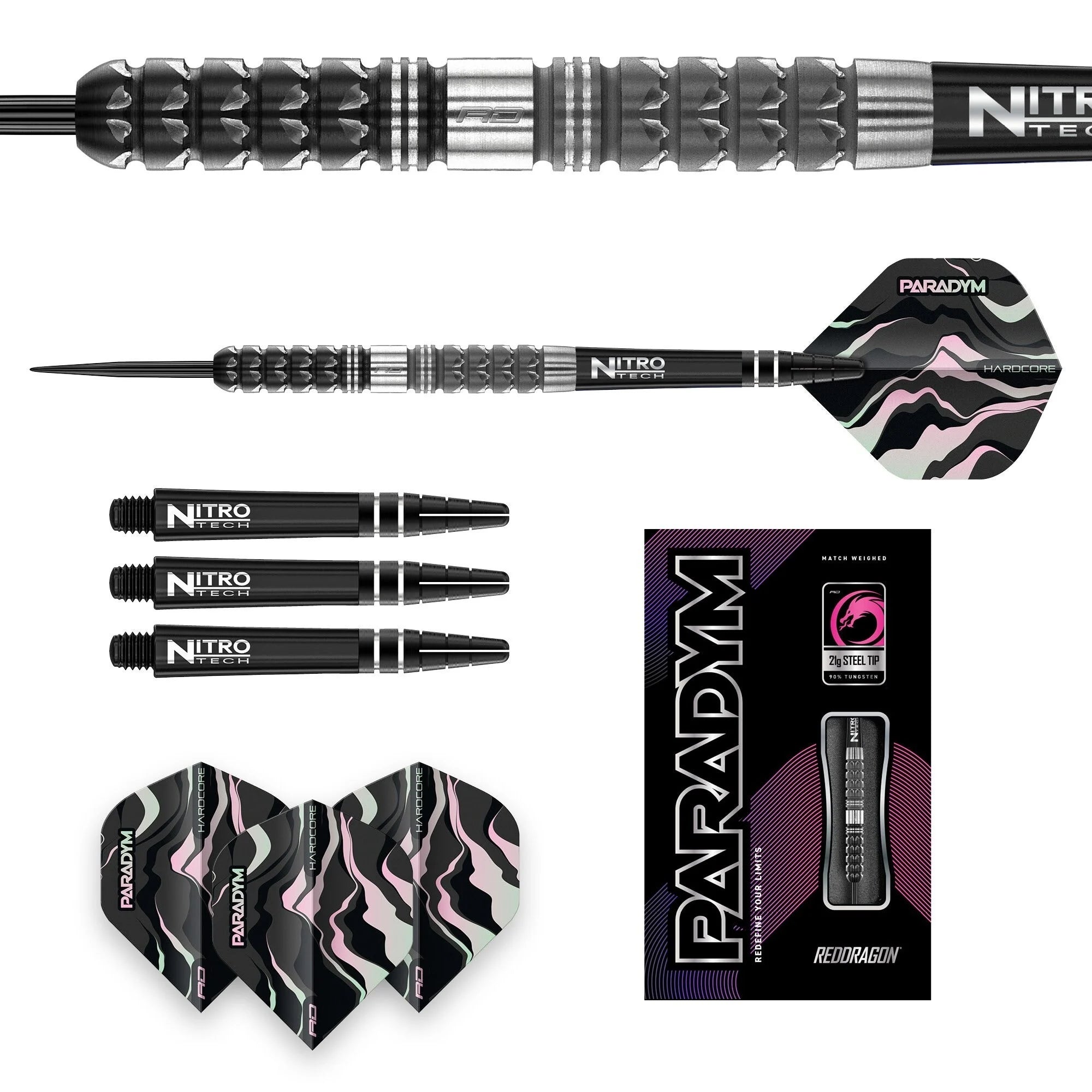 Red Dragon Paradym Tapered Steeldarts 23g