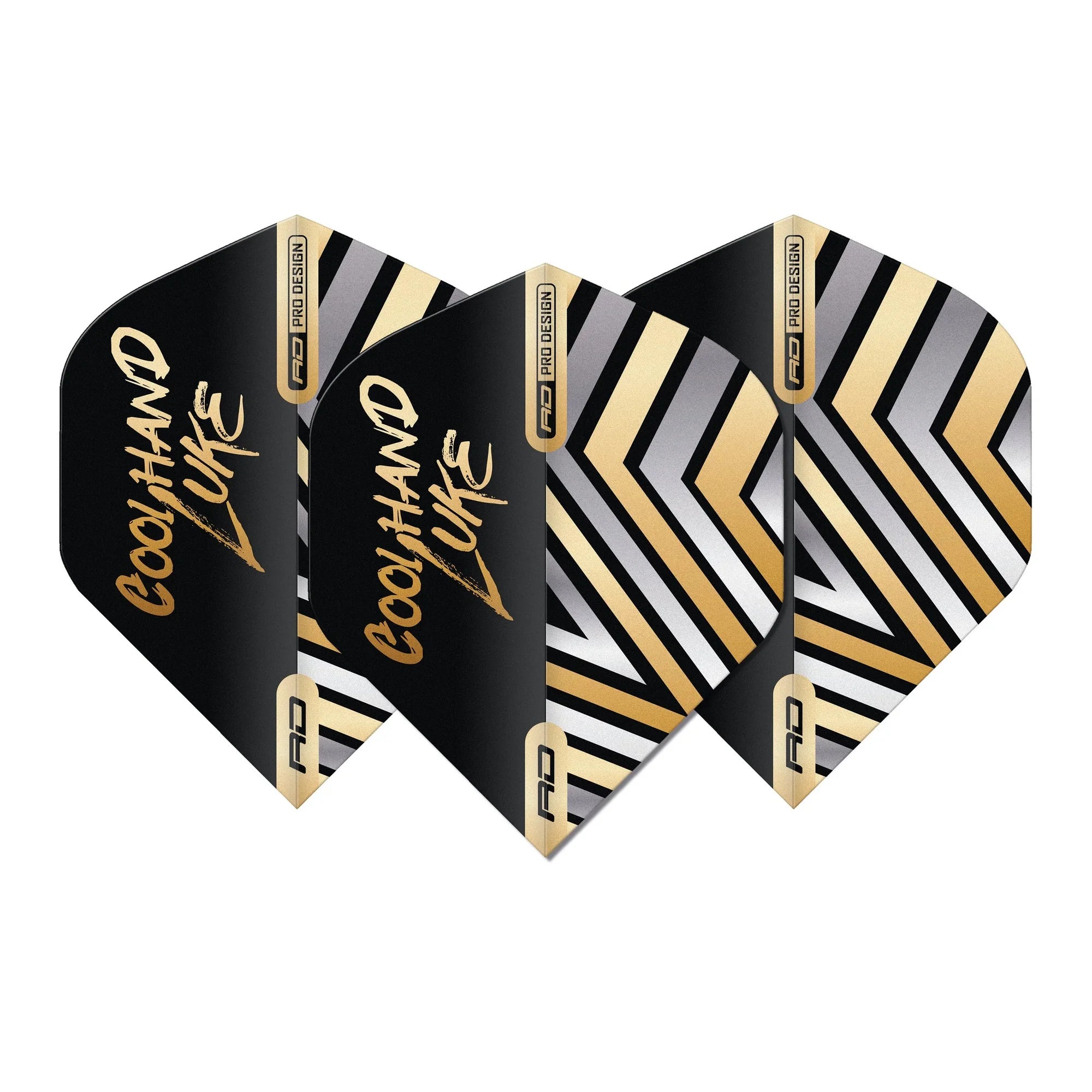 Red Dragon Luke Humphries Gold Hardcore No.1 Premium Dart Flight No2