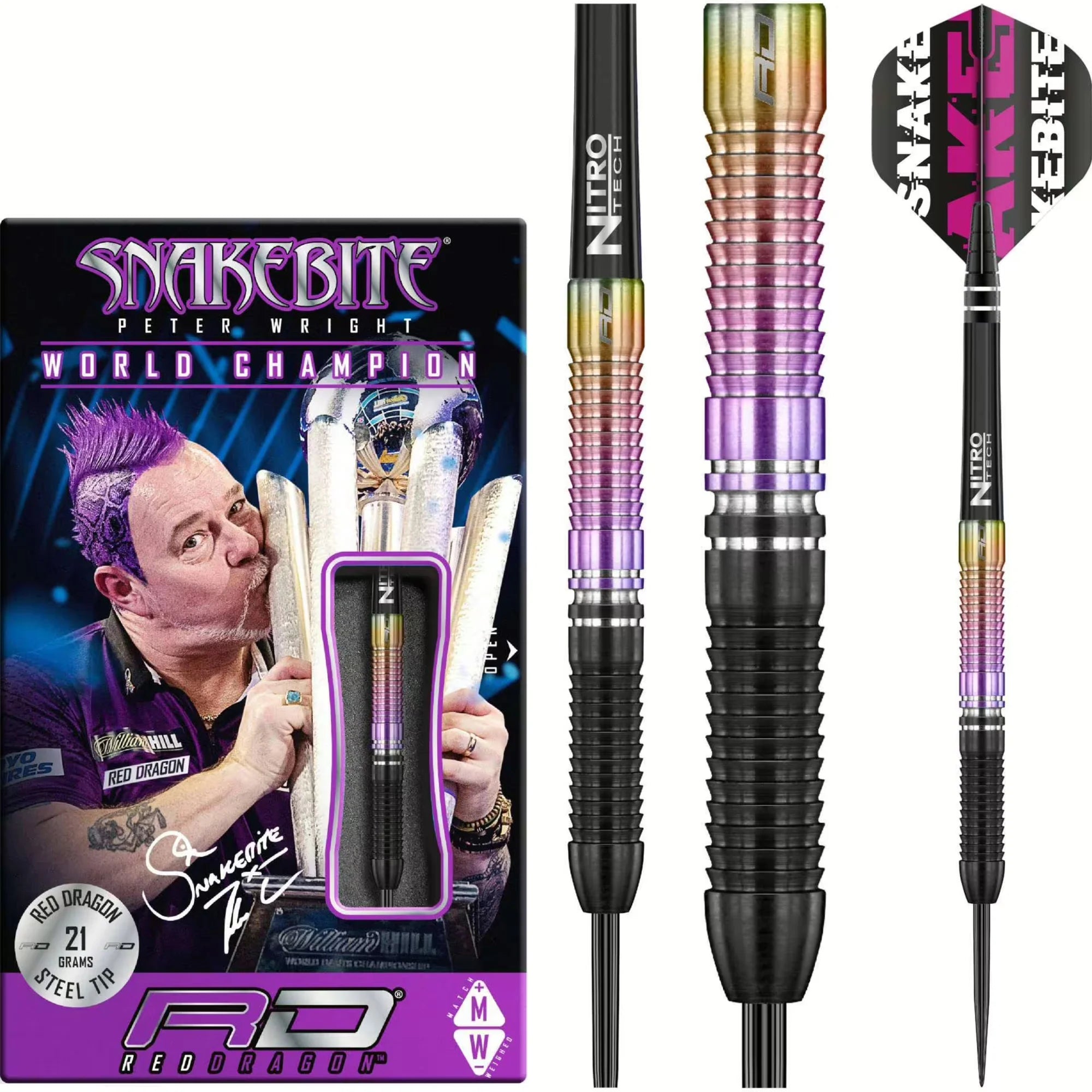 Red Dragon P. Wright World Champion Steeldarts Edition 23g