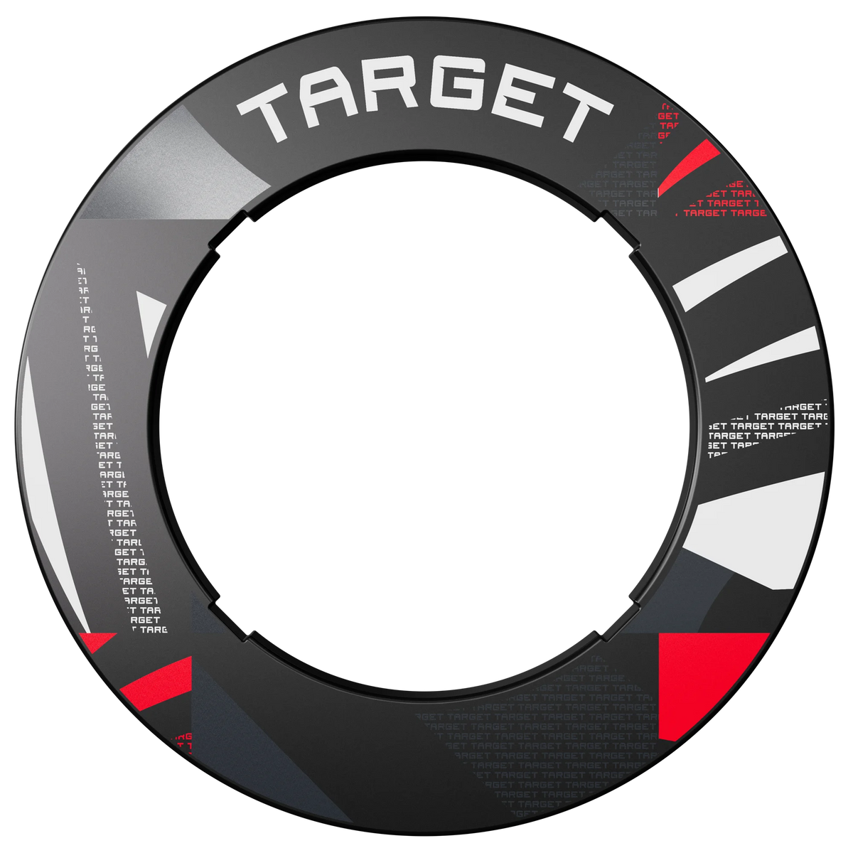 Target Black Patterned Notched Dartboard Surround