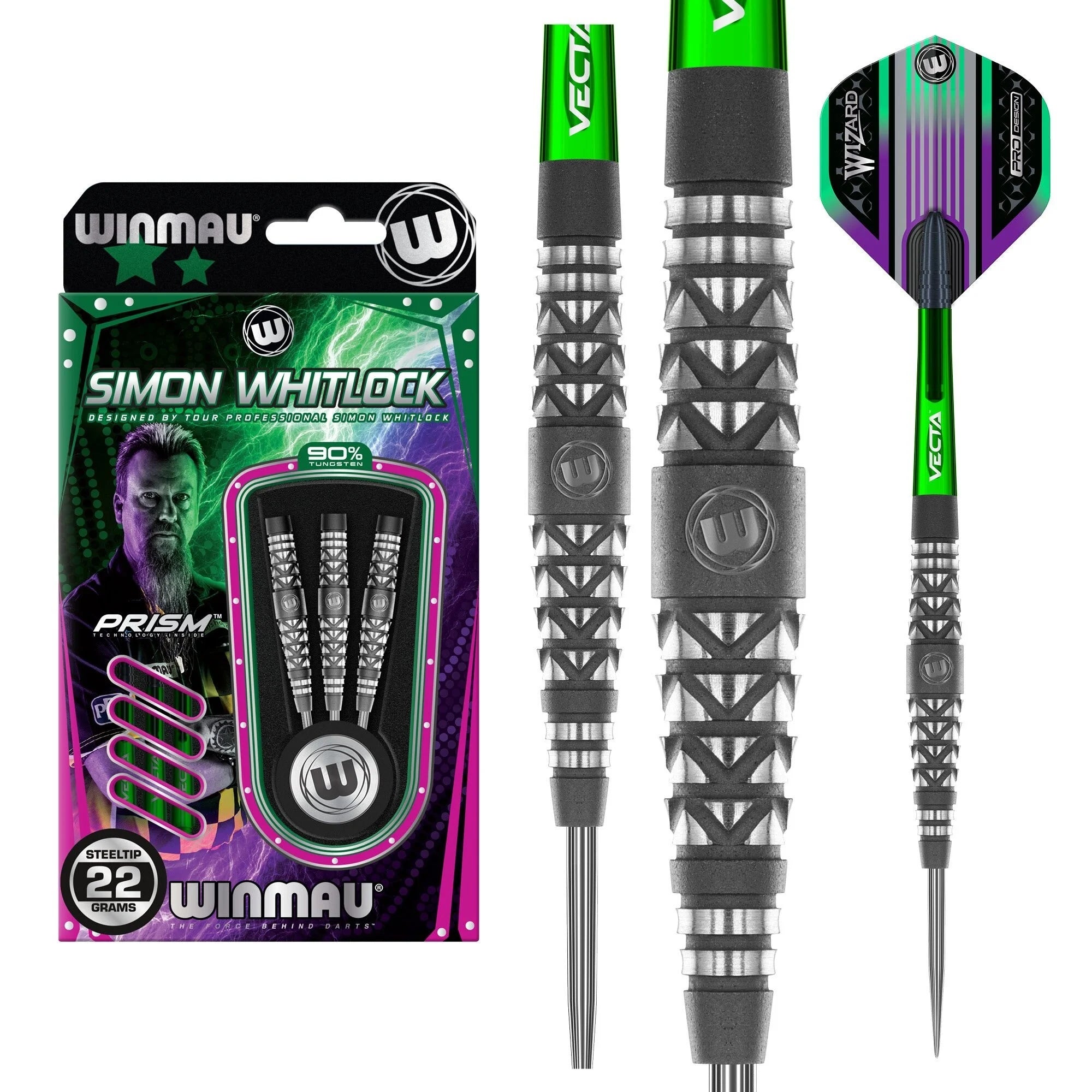 Winmau Simon Whitlock Atomised Steeldarts 22-24g