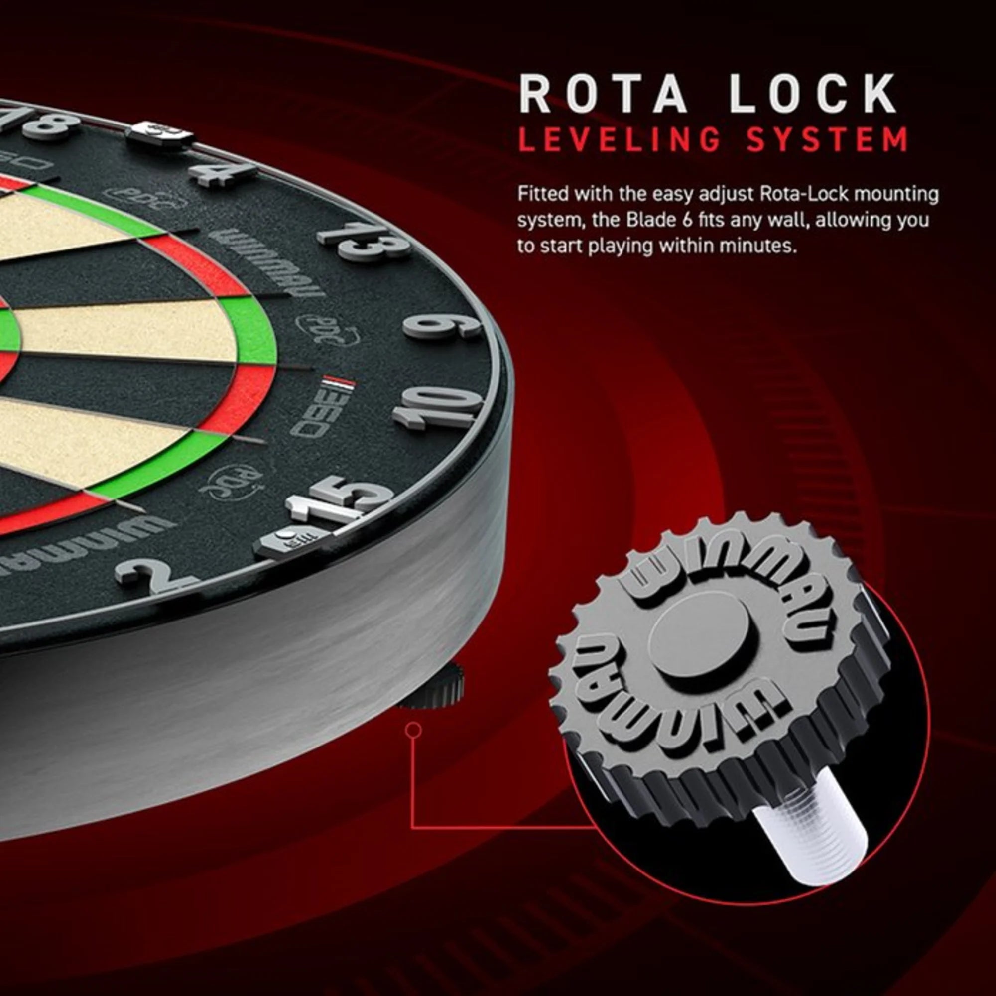 Winmau Blade 360 Steel Dart Board