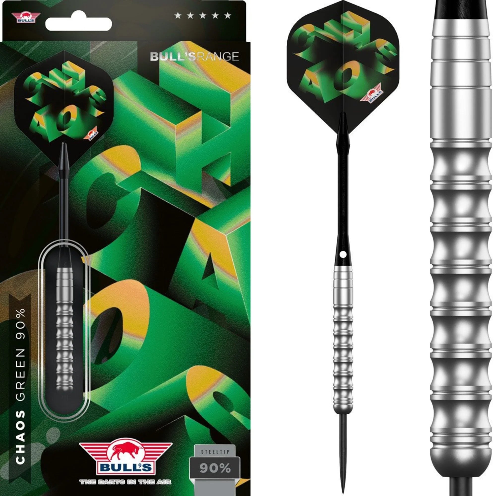 Bulls Chaos Green Steeldarts 20-24g