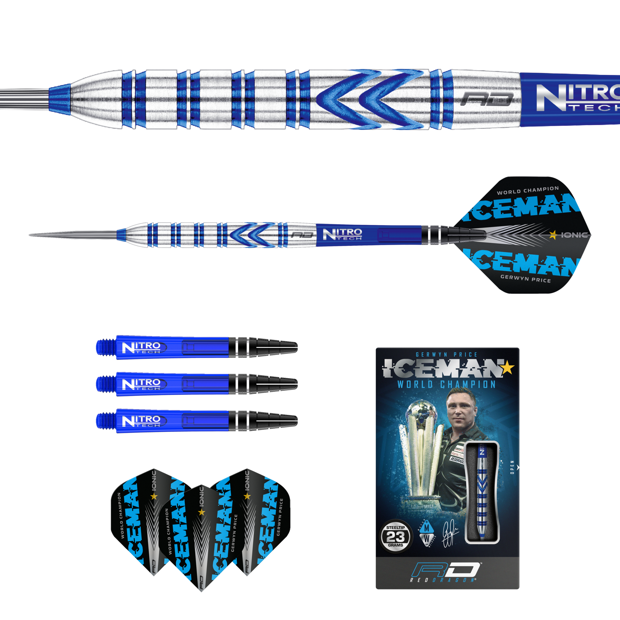 Red Dragon Gerwyn Price Match Steeldarts 23g