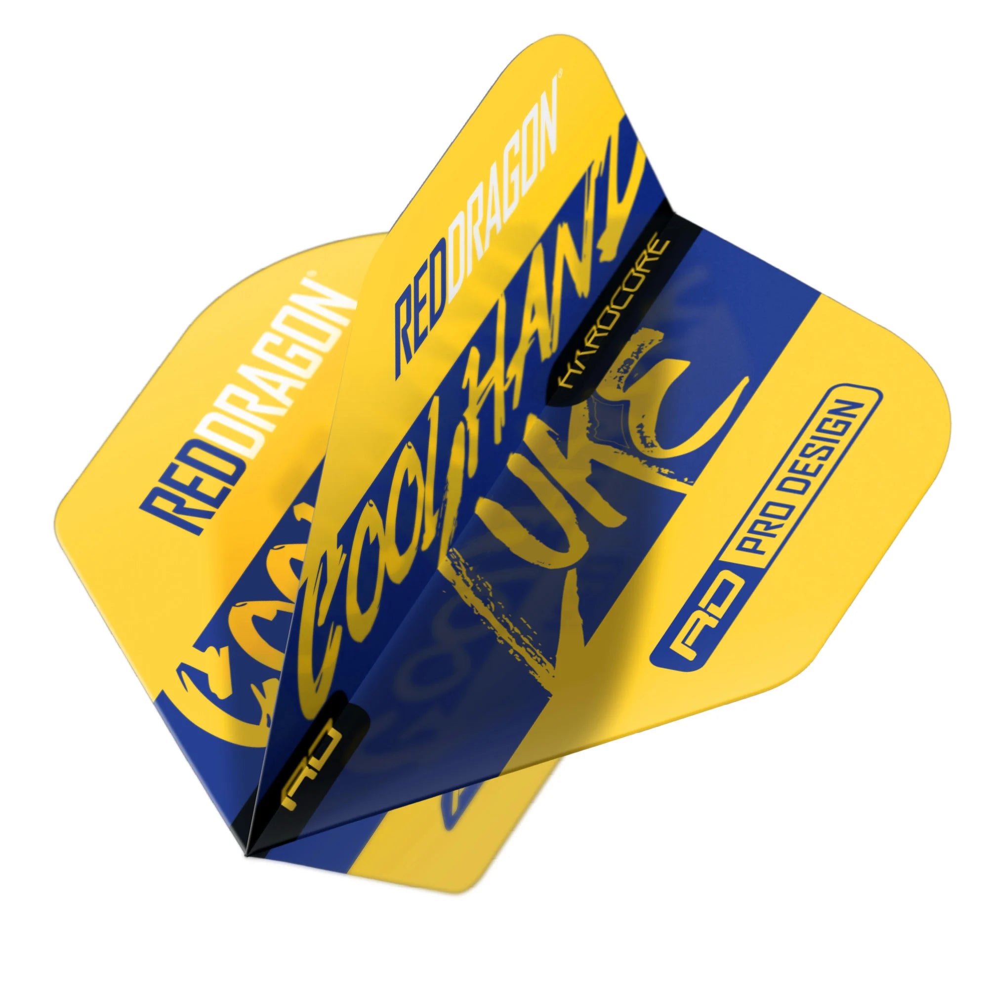 Red Dragon Luke H. Signature Yellow Hardcore Dart Flight No2