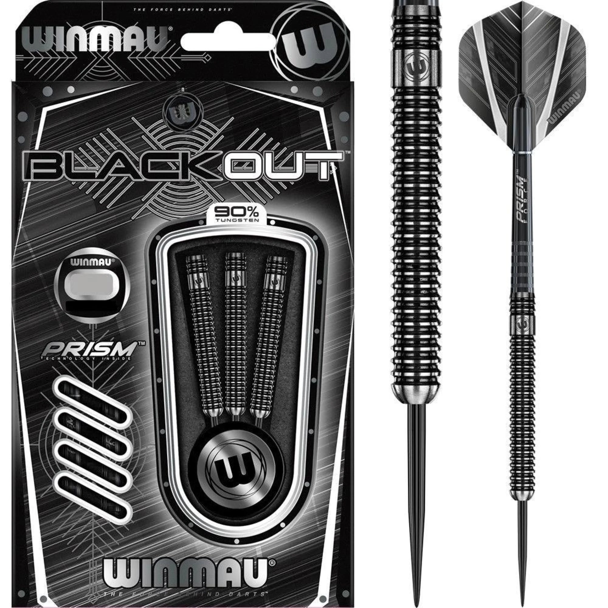 Winmau Blackout Steeldarts 22-24g