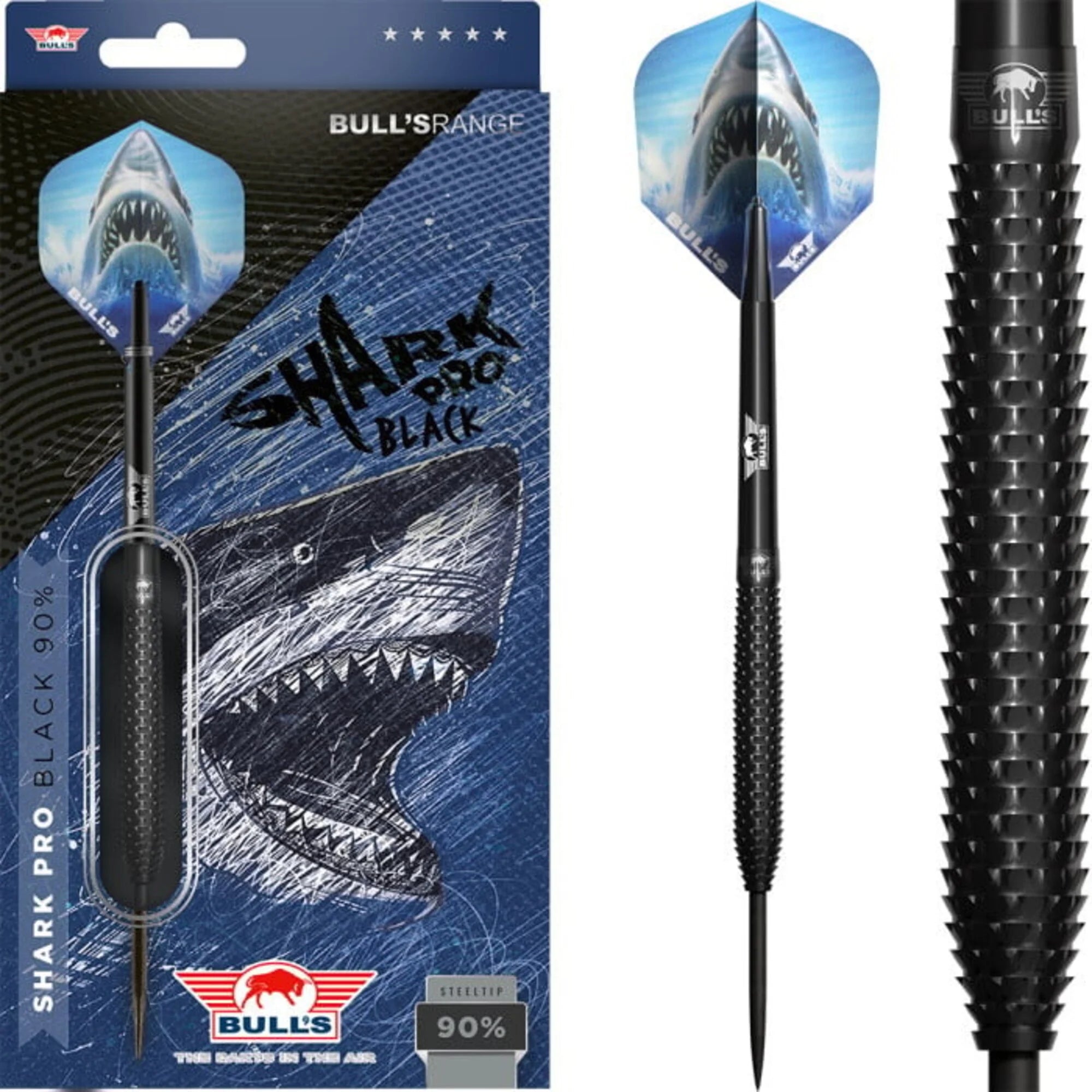 Bulls Shark Pro Black Steeldarts 23g