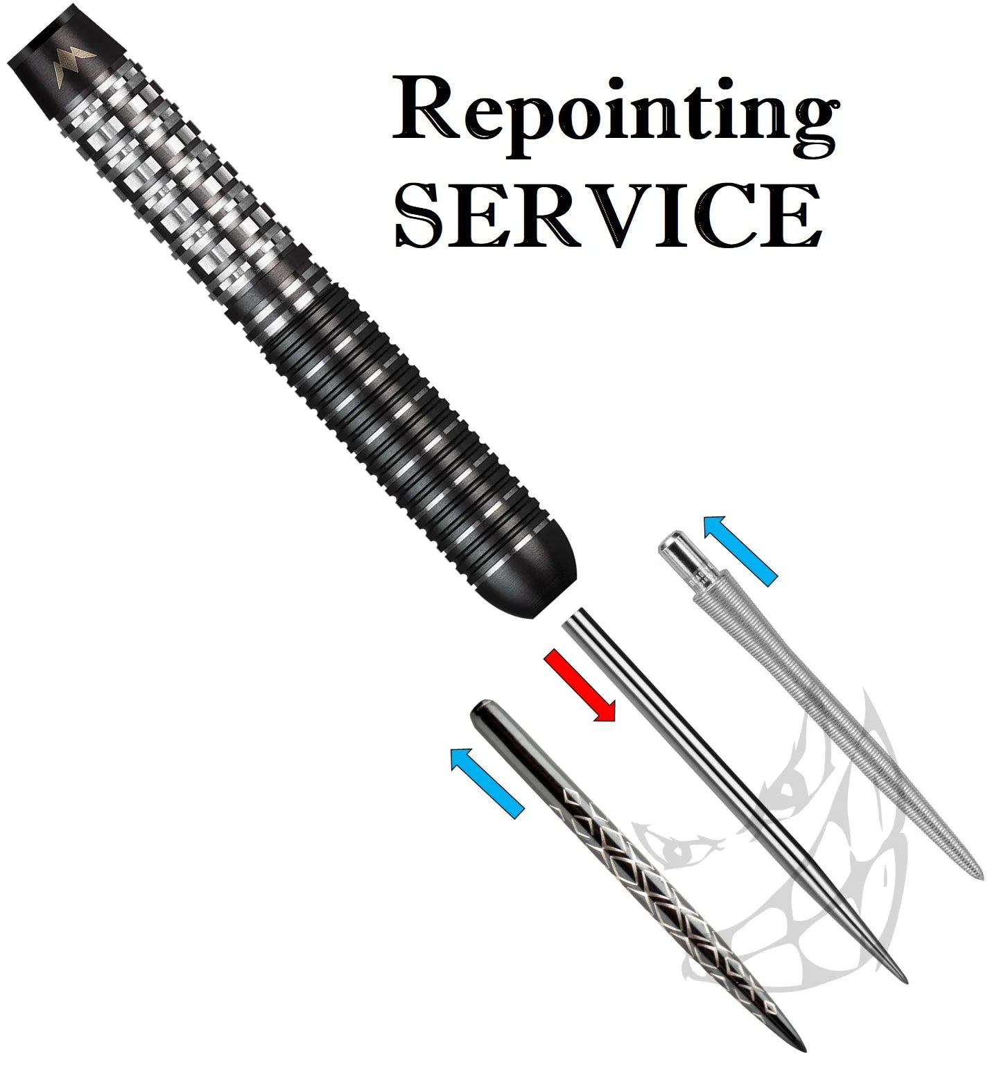 Repointing Service – Steel Dart Spitzen wechseln