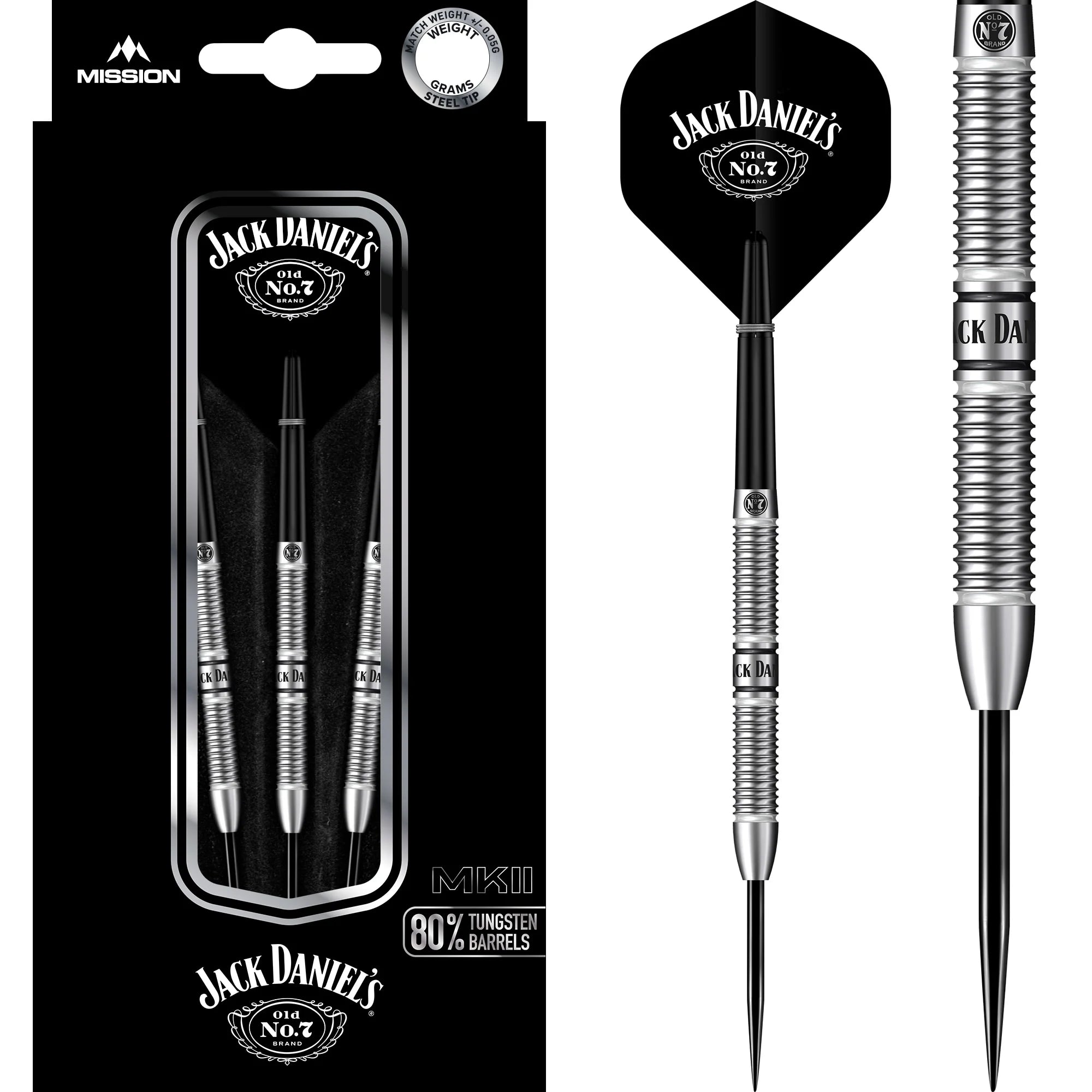 Jack Daniel's MK2 Steeldarts 22g