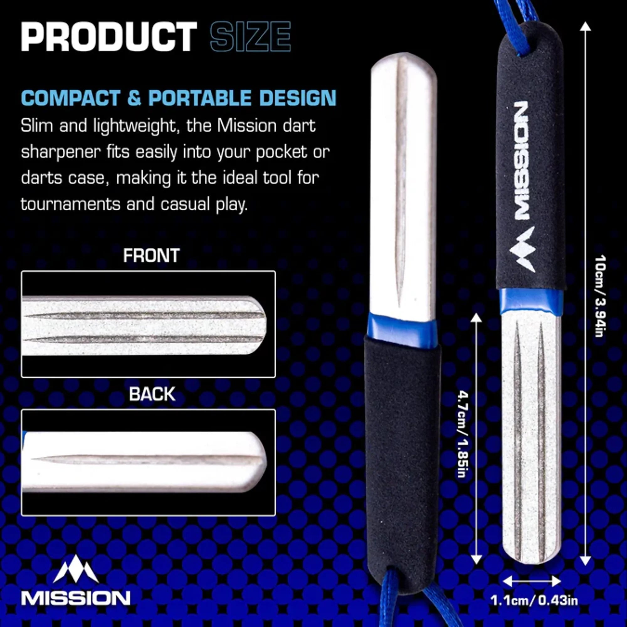 Mission Steeldart Spitzen Sharpener