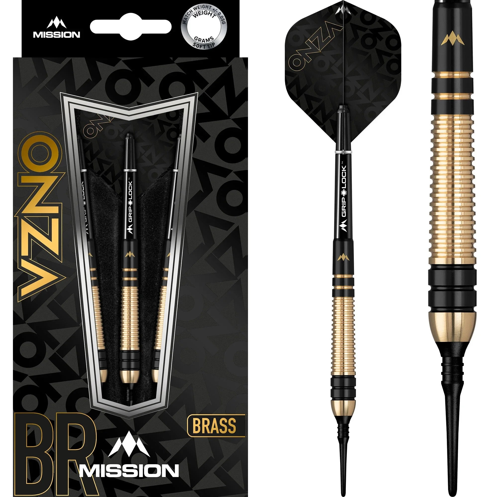 Mission Onza M2 Softdarts Brass 18g
