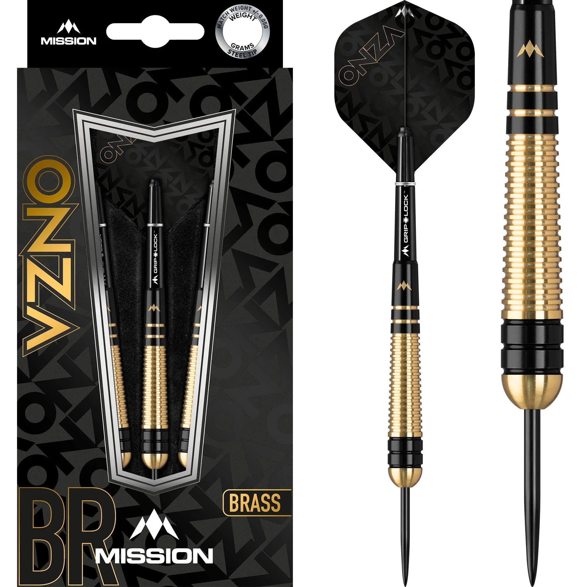 Mission Onza M2 Steeldarts Brass 22g