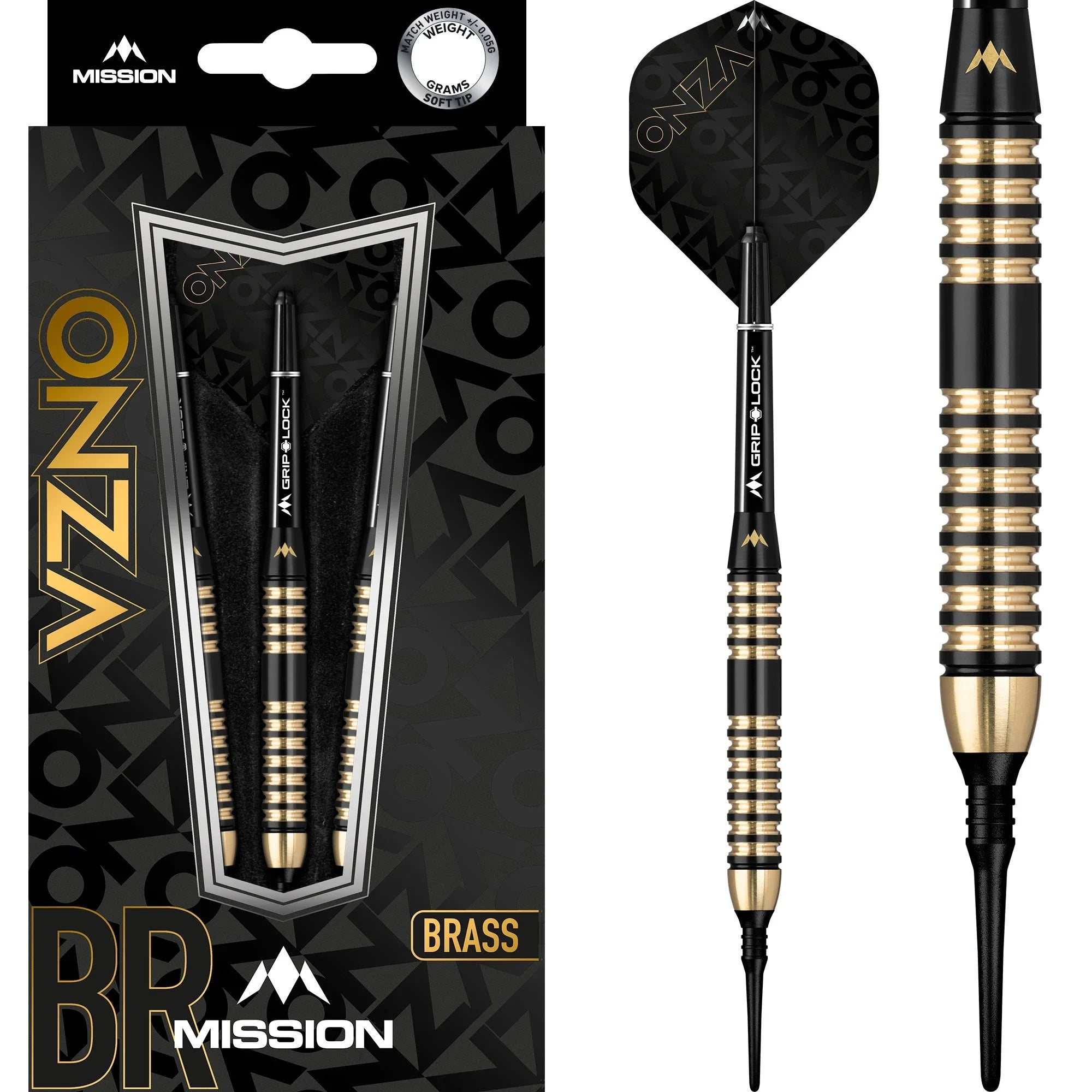Mission Onza M4 Softdarts Brass 19g