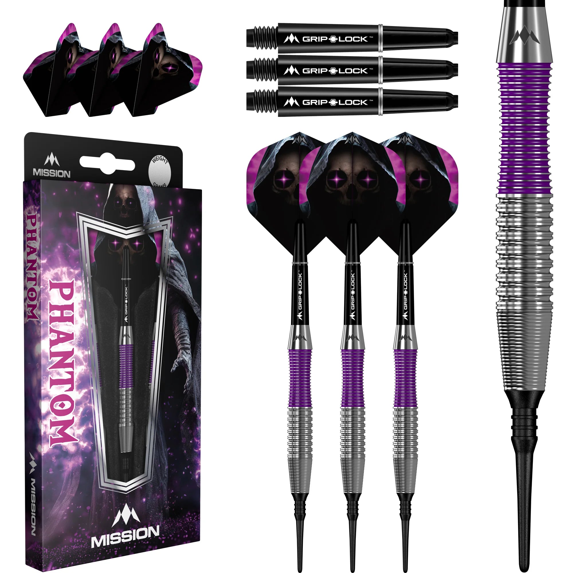 Mission Phantom Softdarts Brass 18g