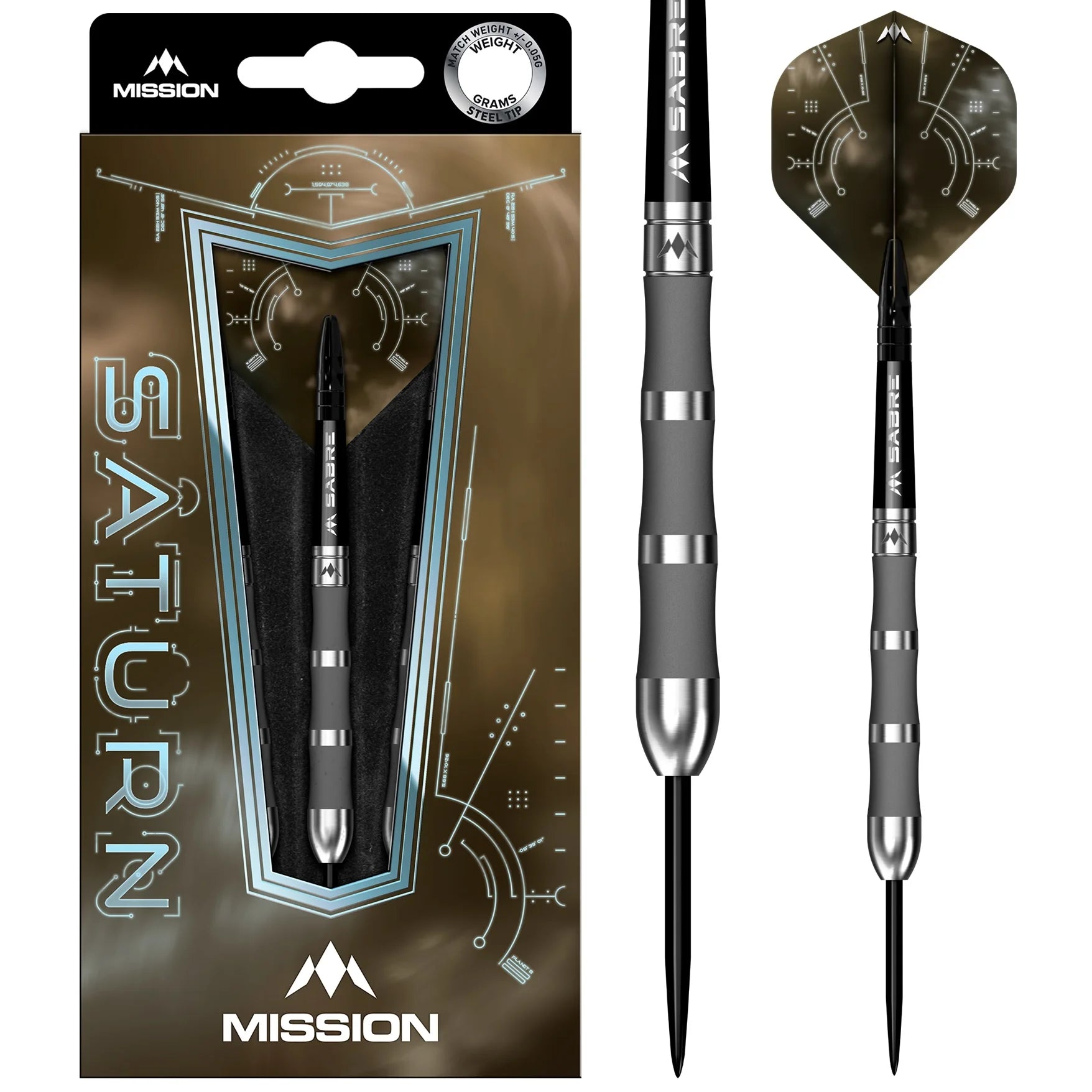 Mission Saturn Fenrie Steeldarts 23g