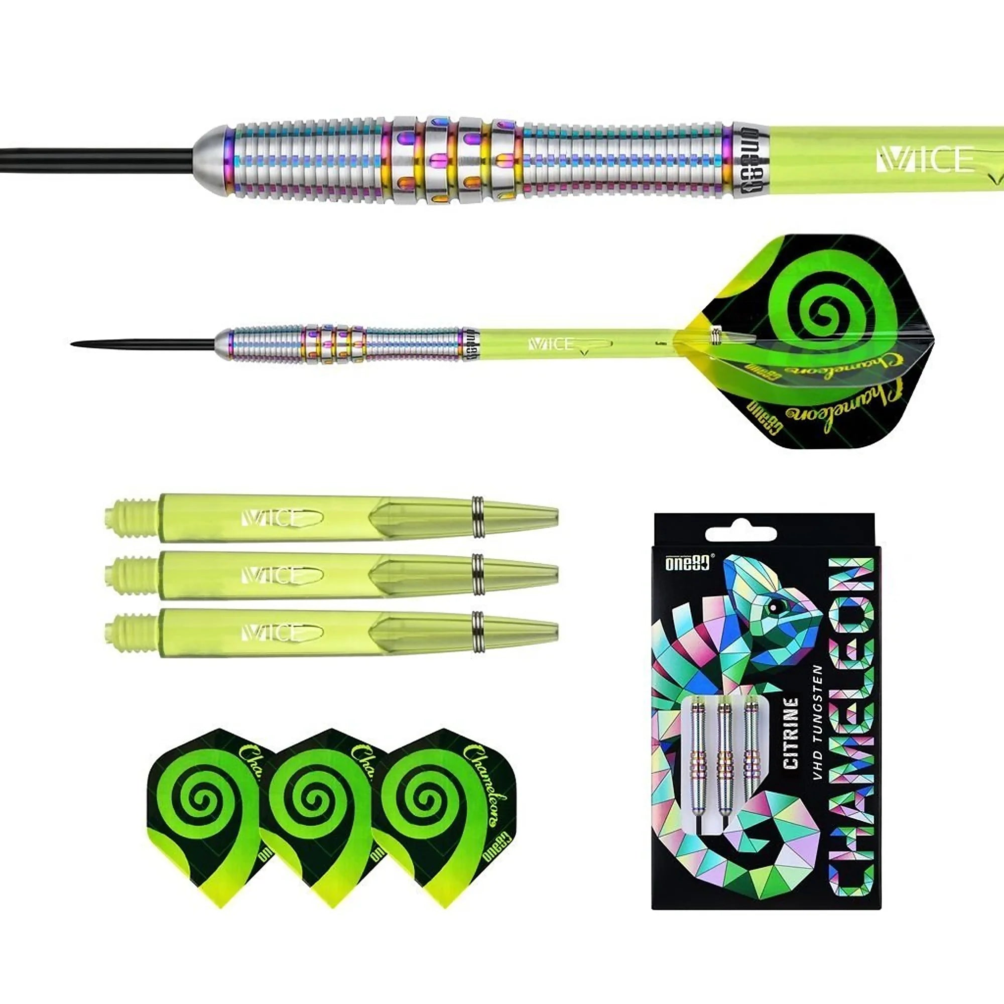 One80 Chameleon Citrine Steeldarts 22-24g