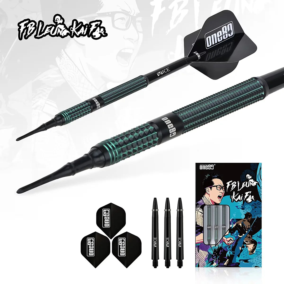 One80 FB Kai Fan Leung V3 Softdarts 24g