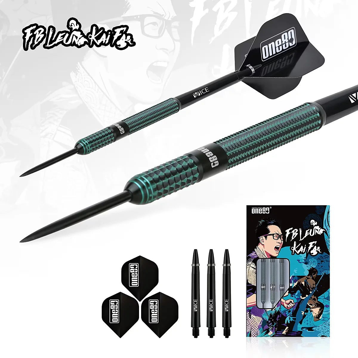 One80 FB Kai Fan Leung V3 Steeldarts 24g