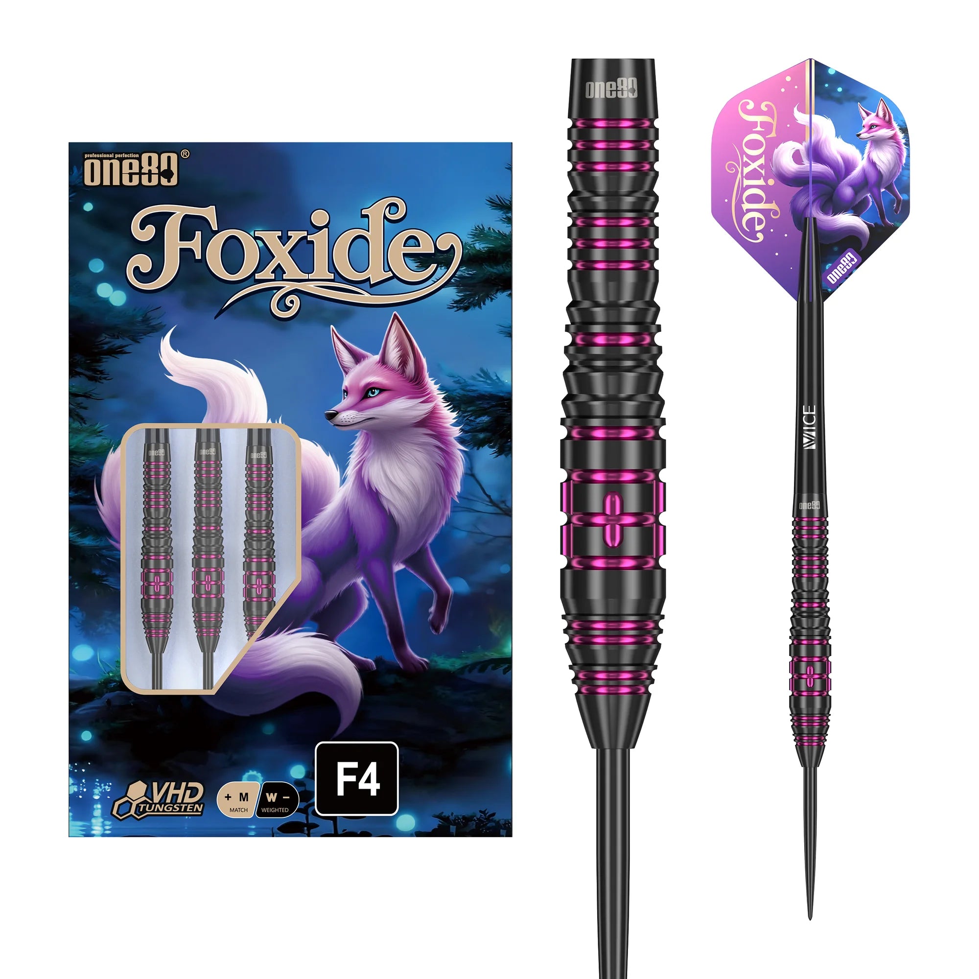 One80 Foxide F4 Steeldarts 22-24g