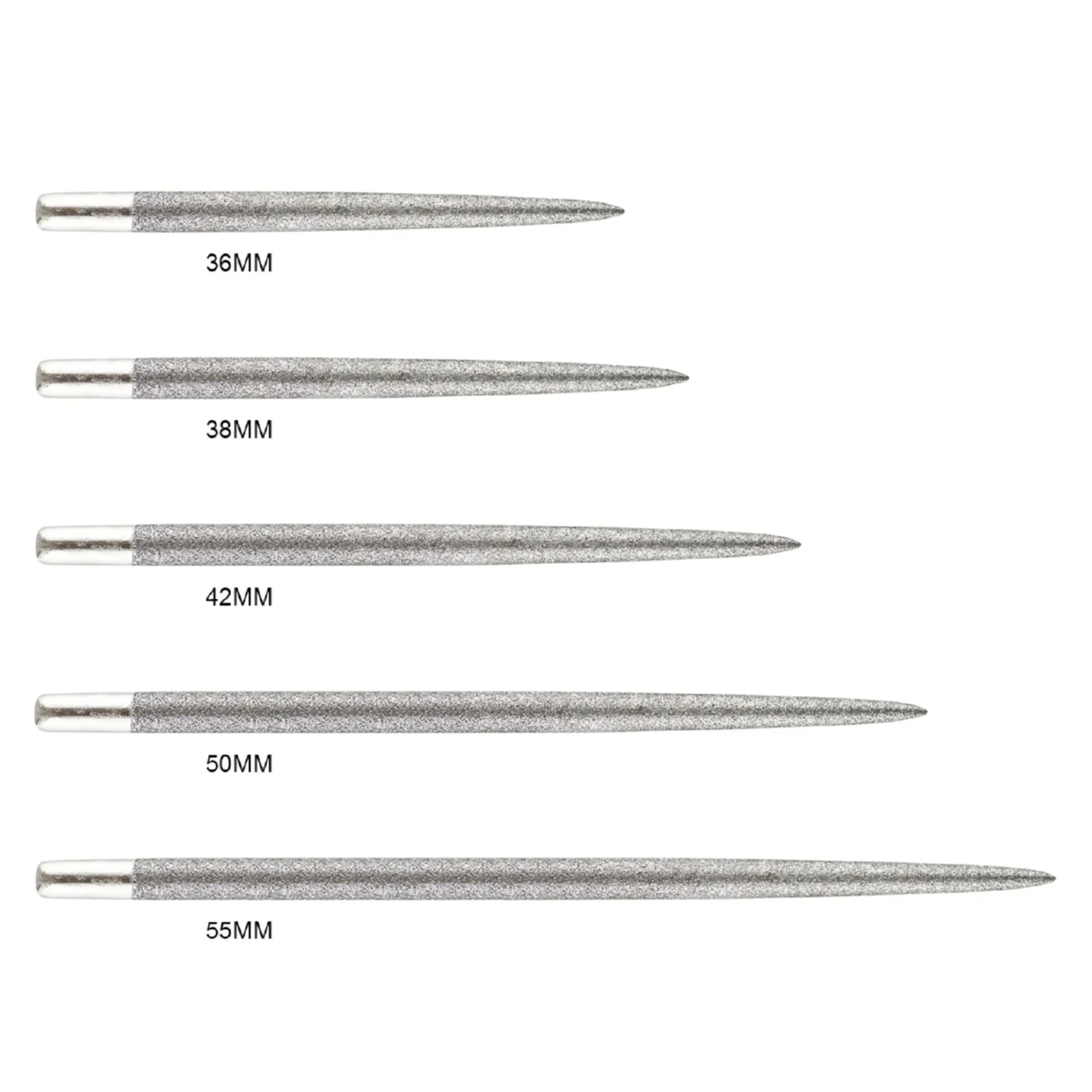 One80 Taper Steeldart Spitzen Sandbeschichtet 36mm