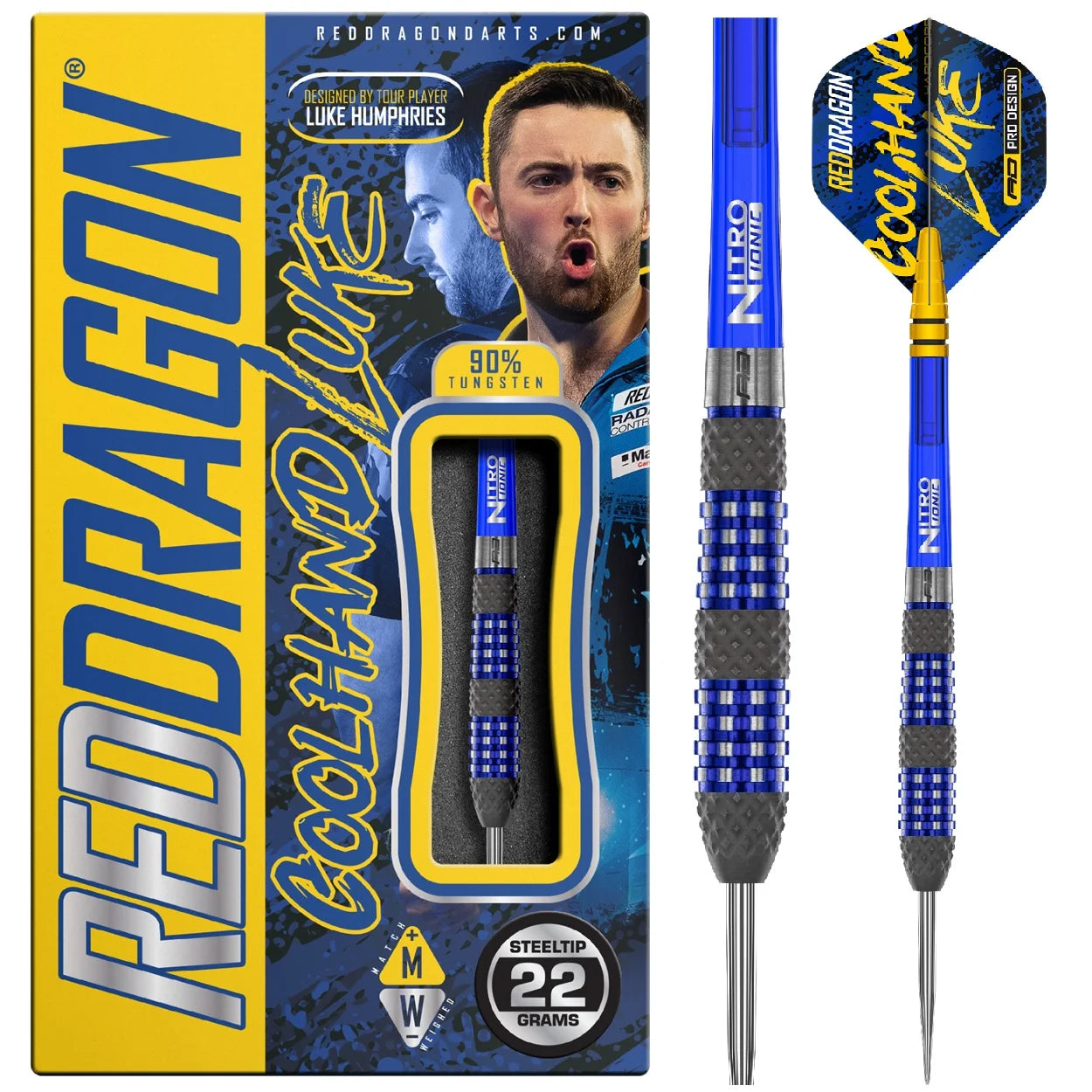Red Dragon Luke Humphries TX2 Atomised Steeldarts 22g