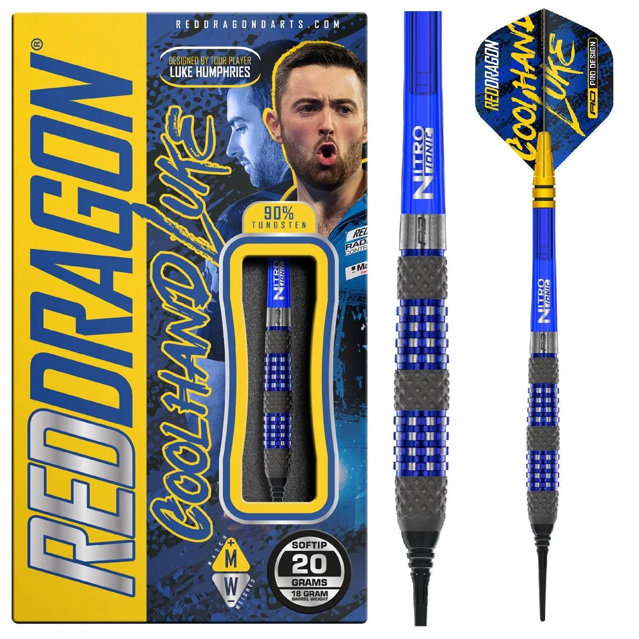 Red Dragon Luke Humphries TX2 Atomised Softdarts 20g
