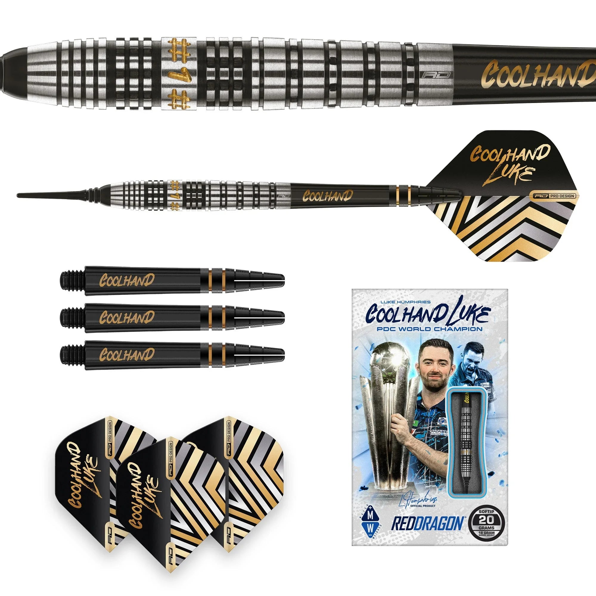 Red Dragon Luke Humphries PRESTIGE Softdarts 20g