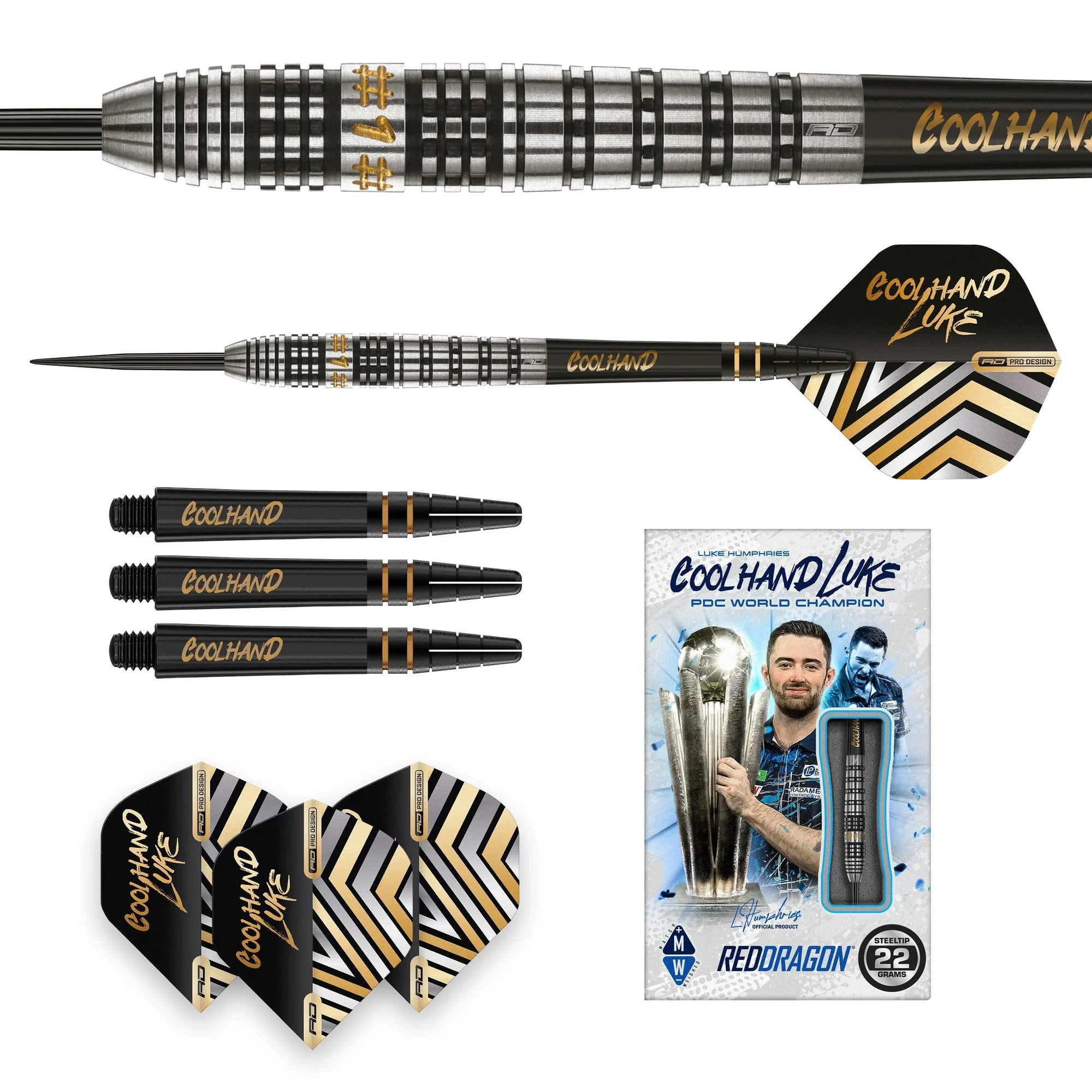 Red Dragon Luke Humphries Prestige Steeldarts 22–24g