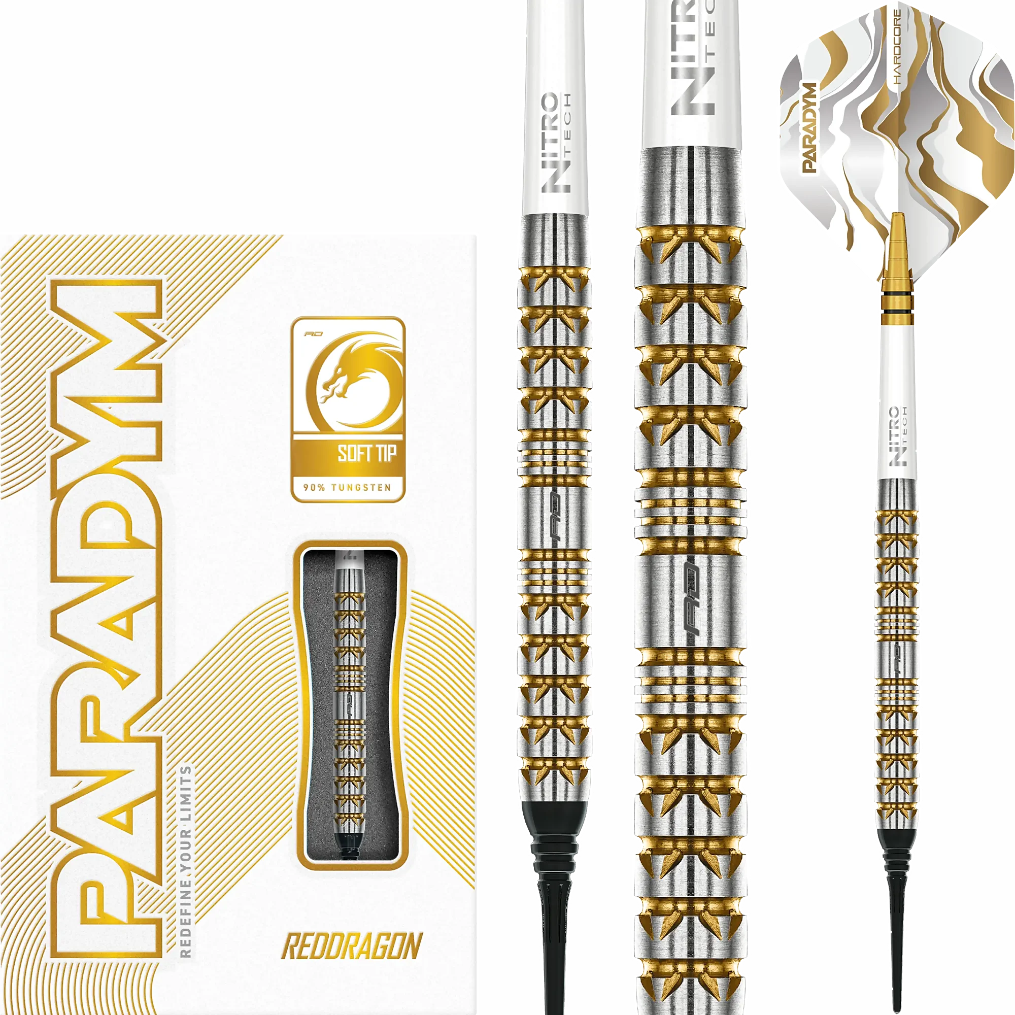 Red Dragon Paradym Paralell Gold Softdarts 20g