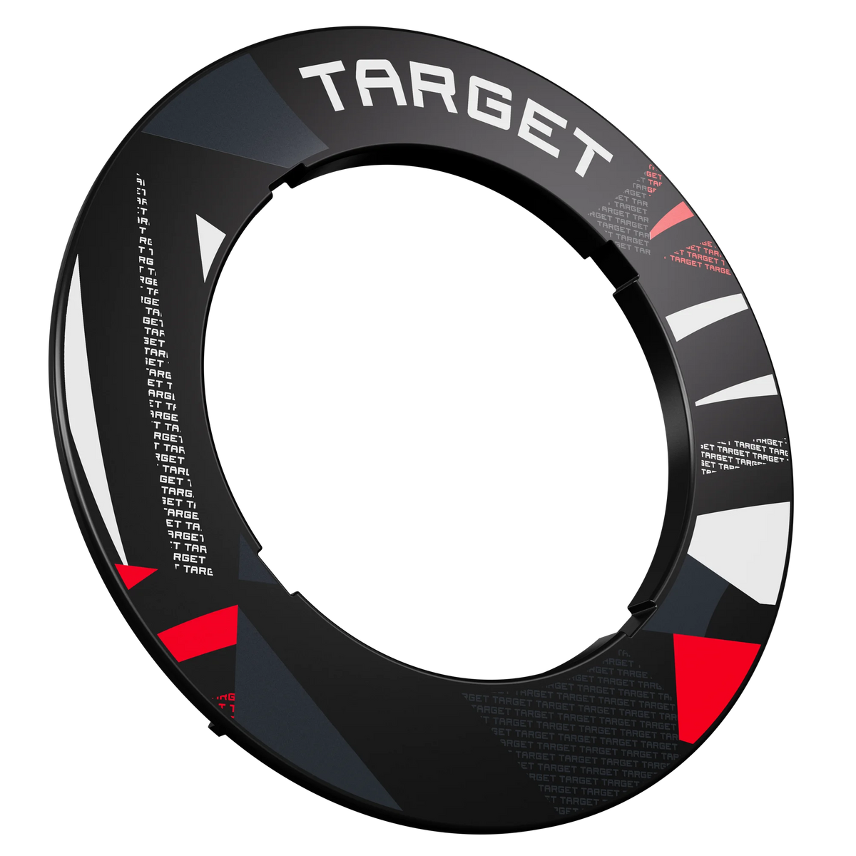 Target Black Patterned Notched Dartboard Surround