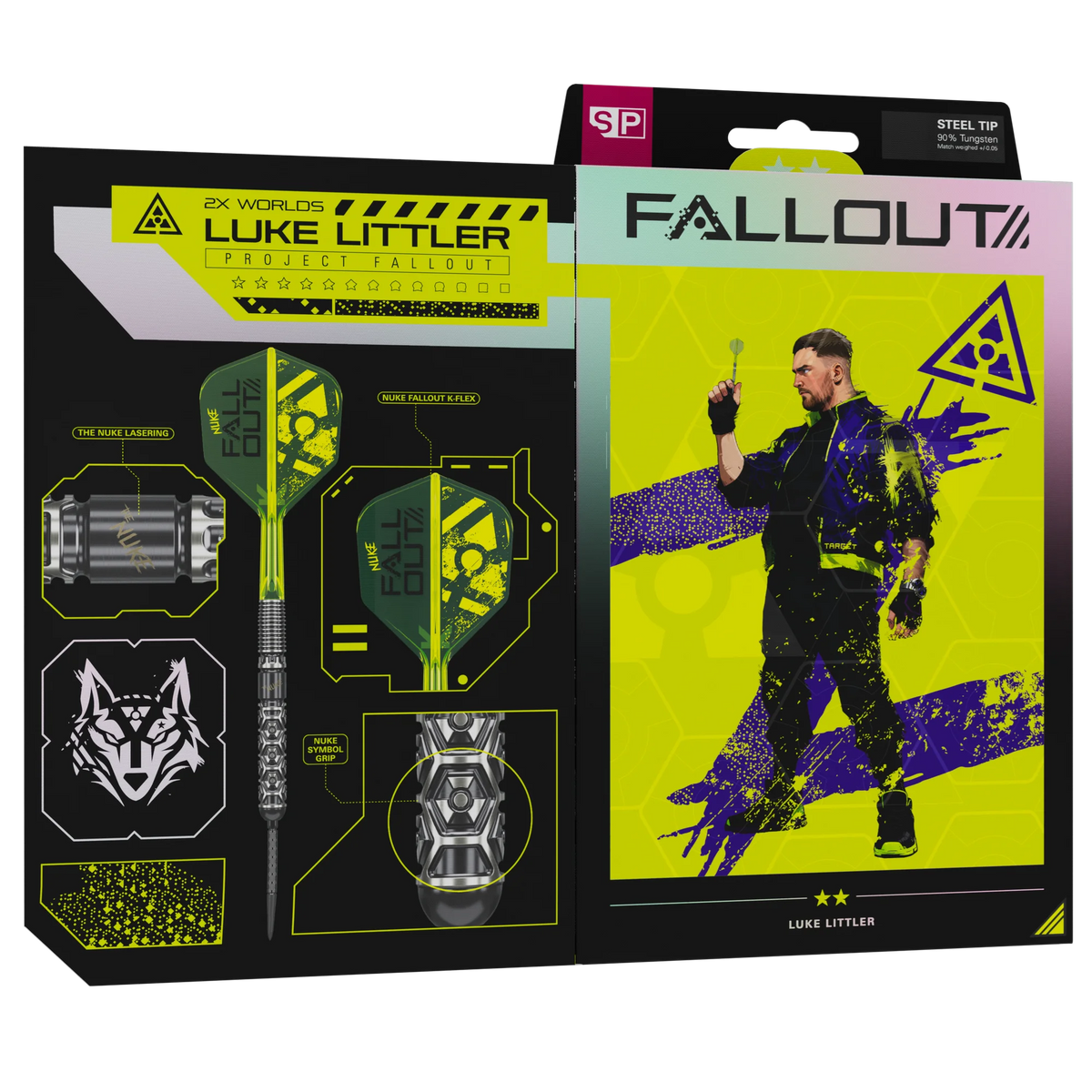 Target Luke Littler Nuke Fallout SP Steeldarts 22-24g