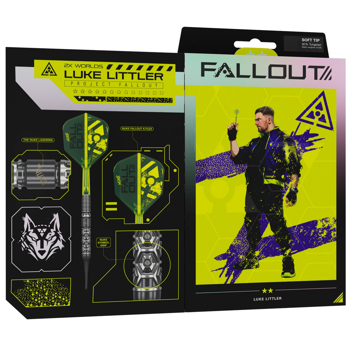 Target Luke Littler Nuke Fallout Softdarts 19g