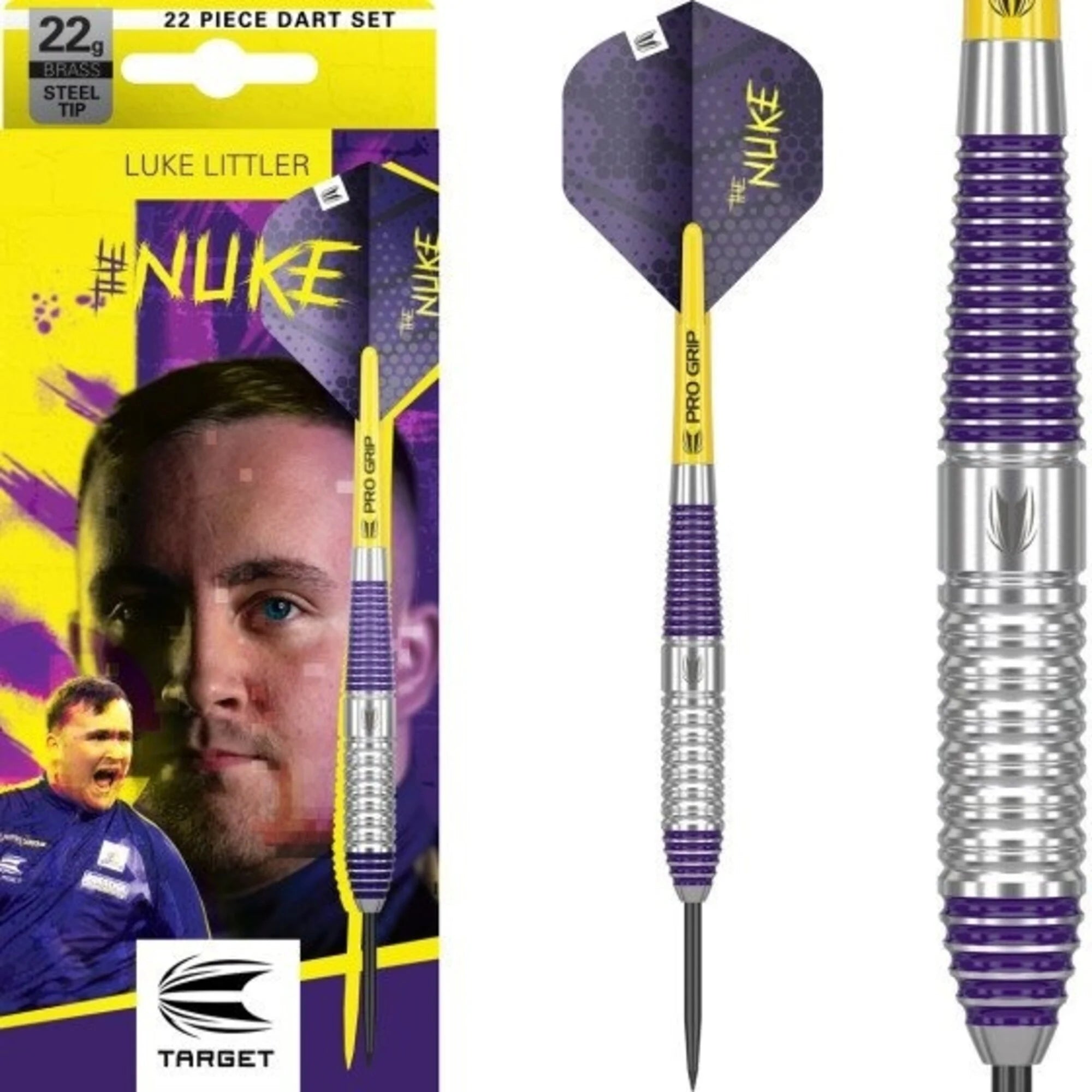 Target Luke Littler Brass Steeldarts 22g