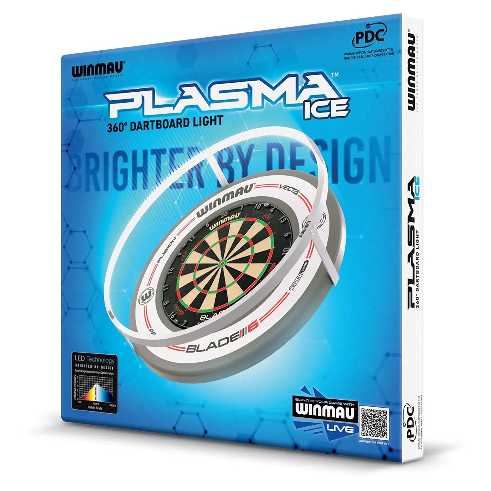 Winmau Plasma ICE Dartboard-Beleuchtungssystem
