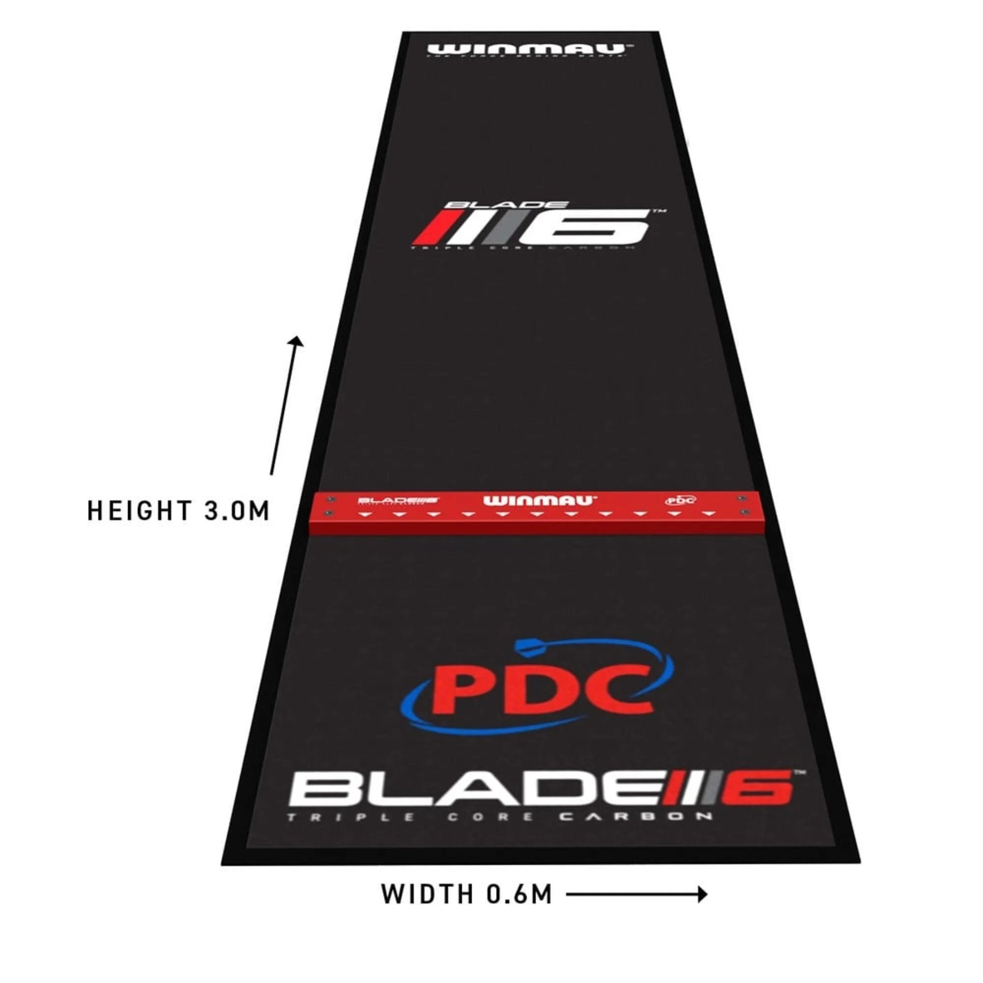 Winmau Pro Zone Precision Blade 6 Dartmatte + Oche
